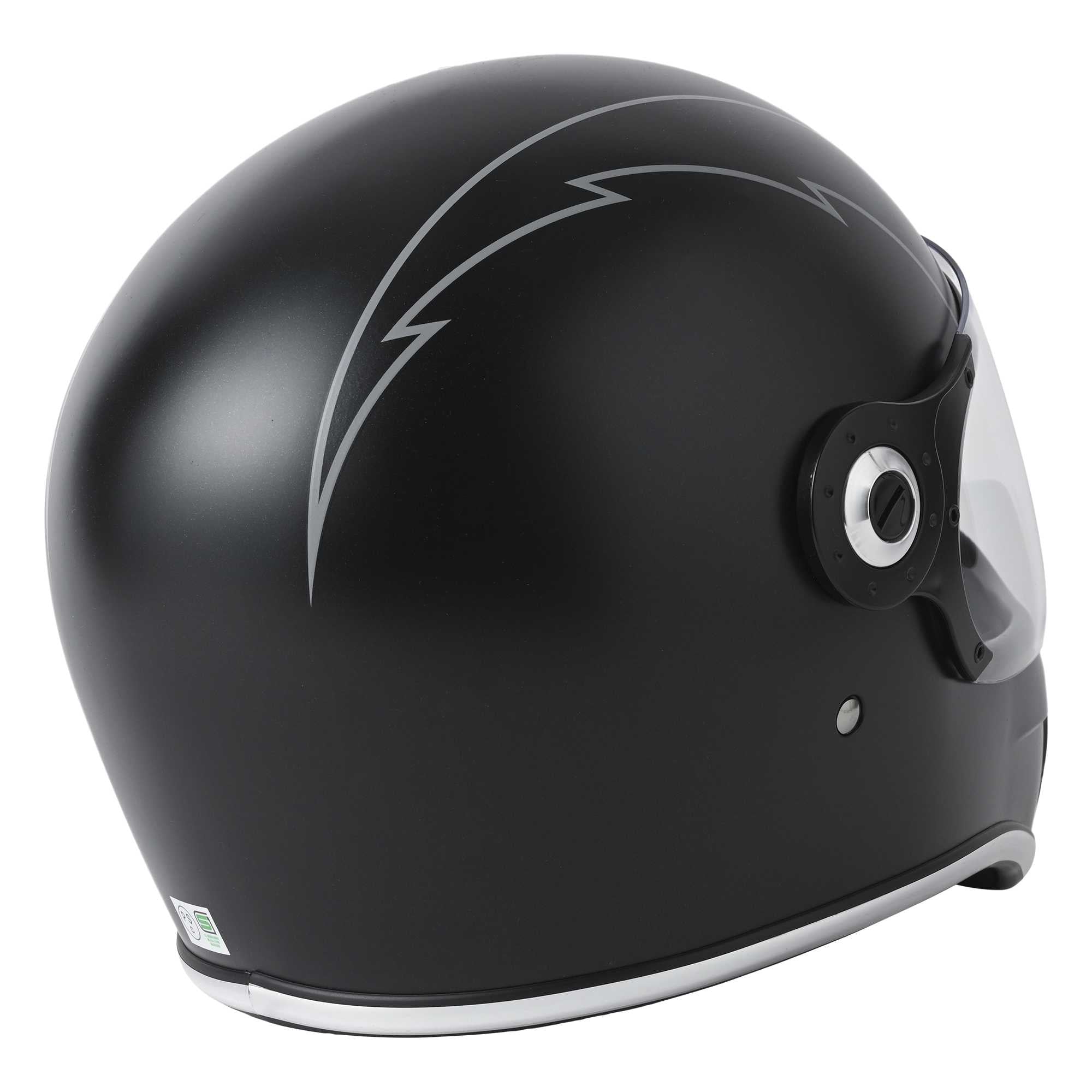 RIDEZ XX HELMET Limited Quantity Model THUNDER BOLT Full Face Motorcycle Helmet 