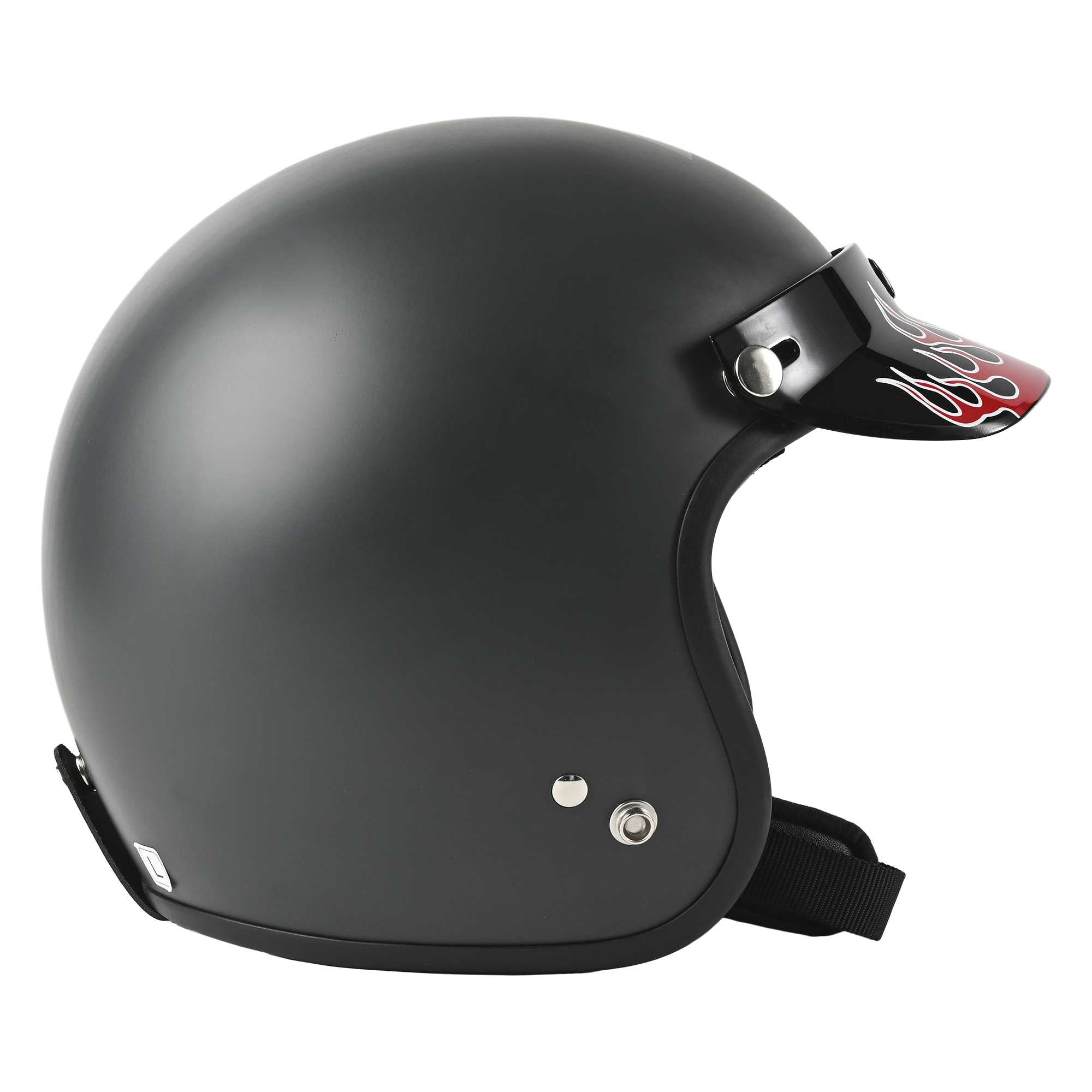 RIDEZ Duckhill Peak Visor バイク用バイザー Fire Red