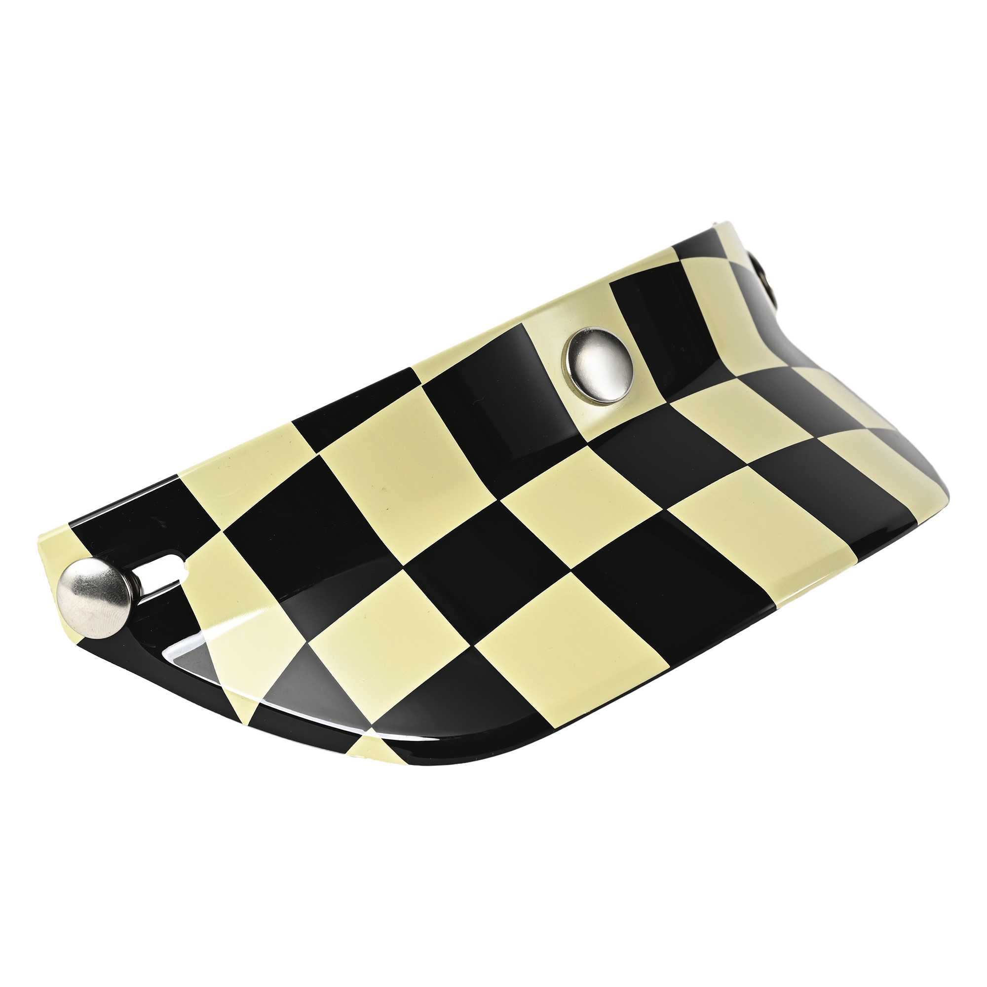 RIDEZ Duckhill Peak Visor Motorcycle Visor Checker 