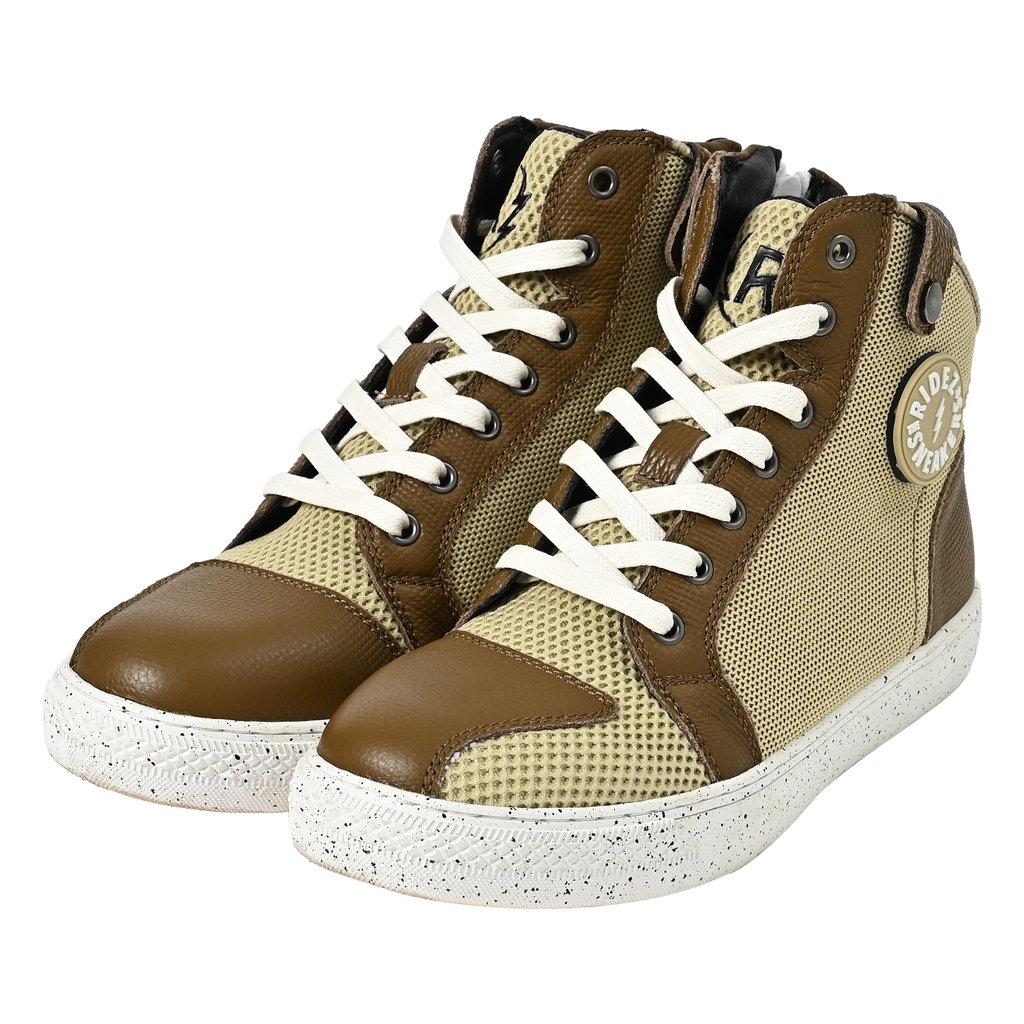 RIDEZ MOTO SNEAKERS バイク スニーカー MOTO-MAX 2 FLOW BEIGE | RIDEZ