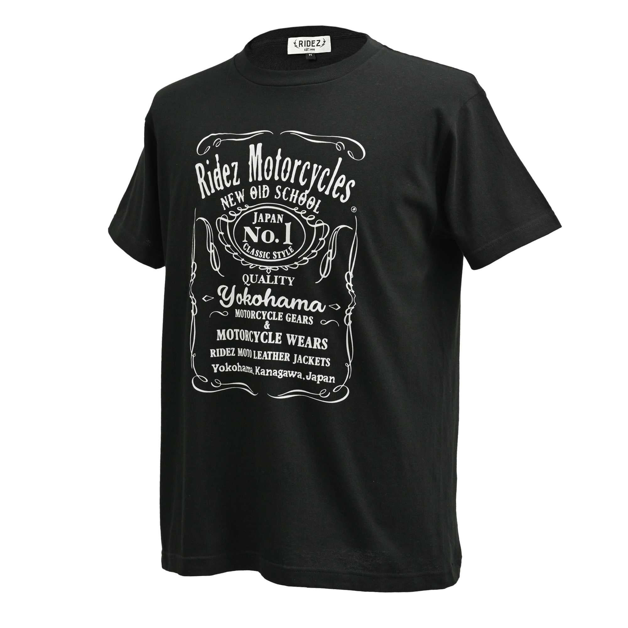 RIDEZ No.1 TEE ライズ オリジナル バイクTシャツ RD8007