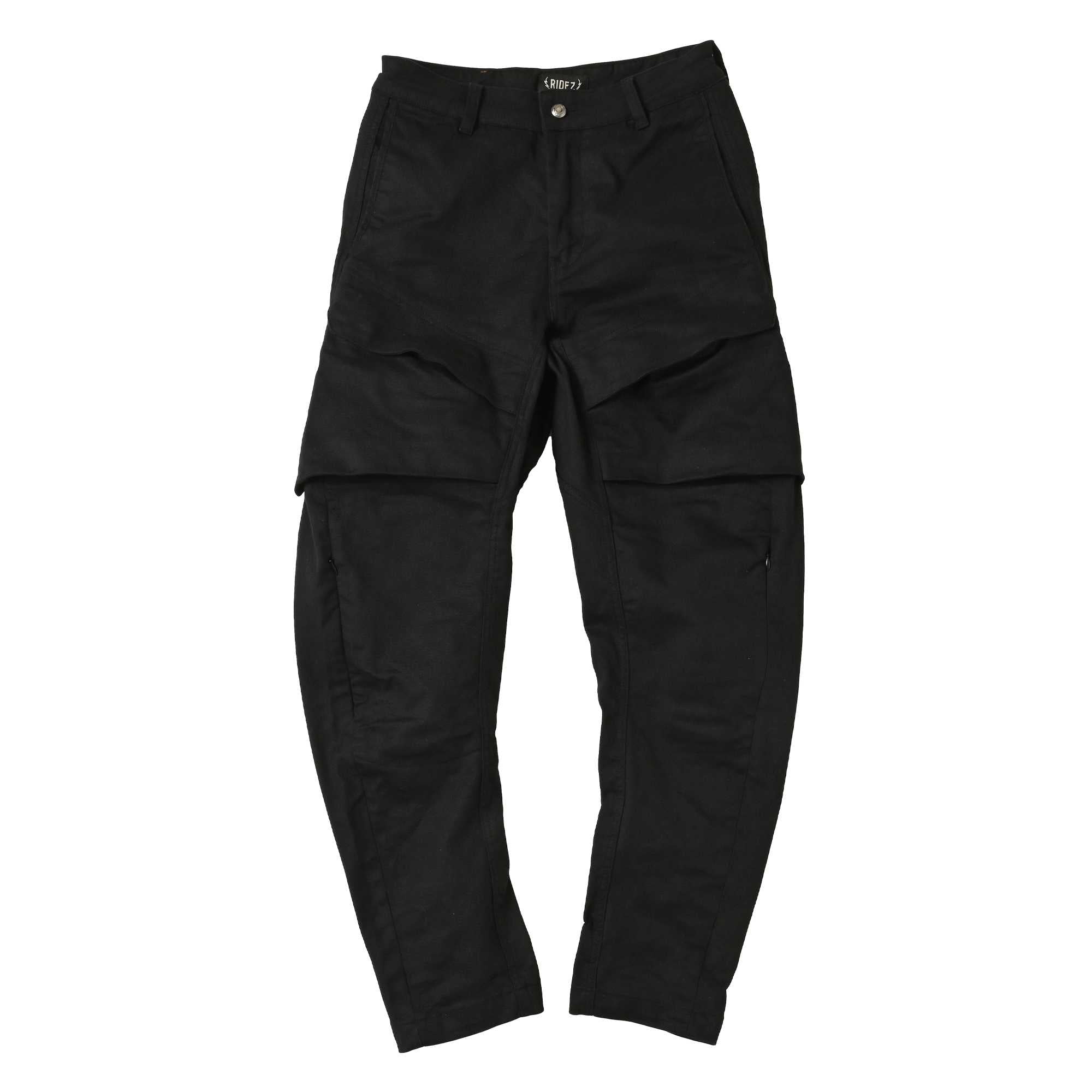 RIDEZ STRETCH CARGO PANTS バイク ストレッチ カーゴパンツ RDB2085 BLACK