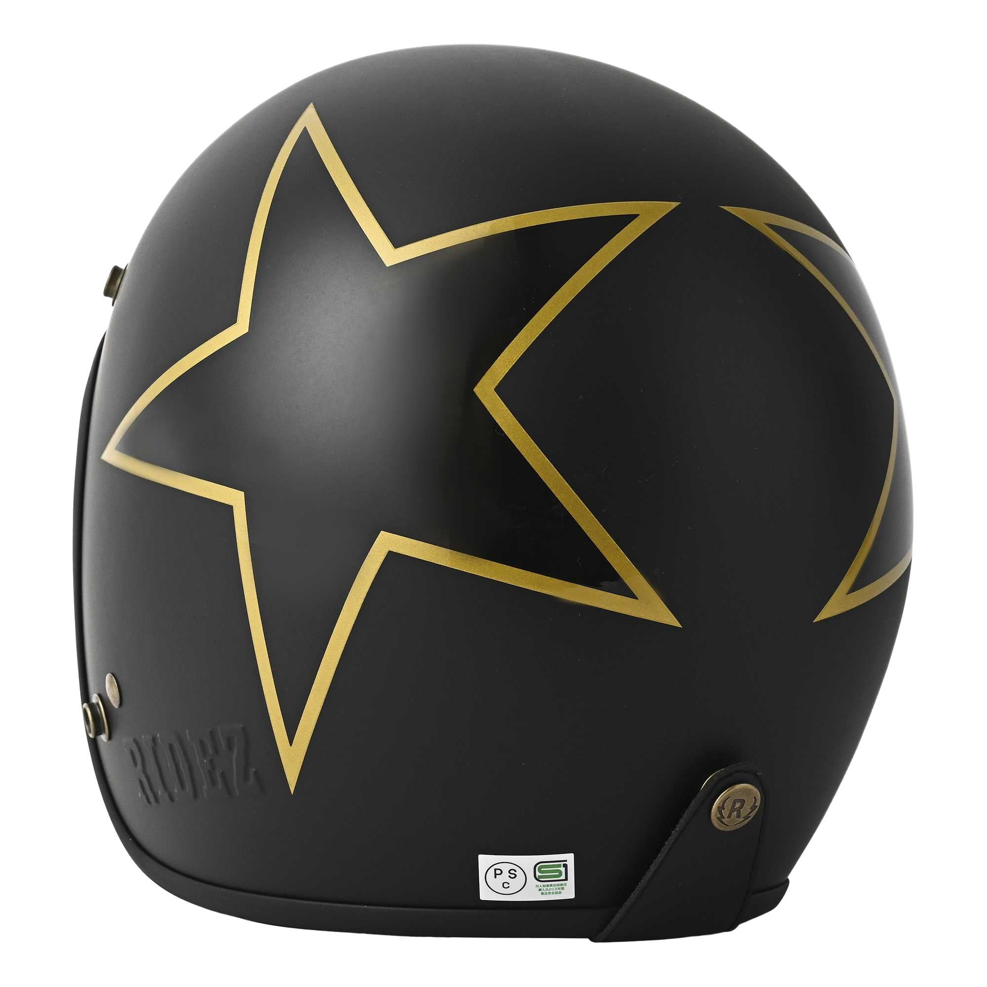 RIDEZ TQ BIG STAR2 3 size jet helmet TQ01 