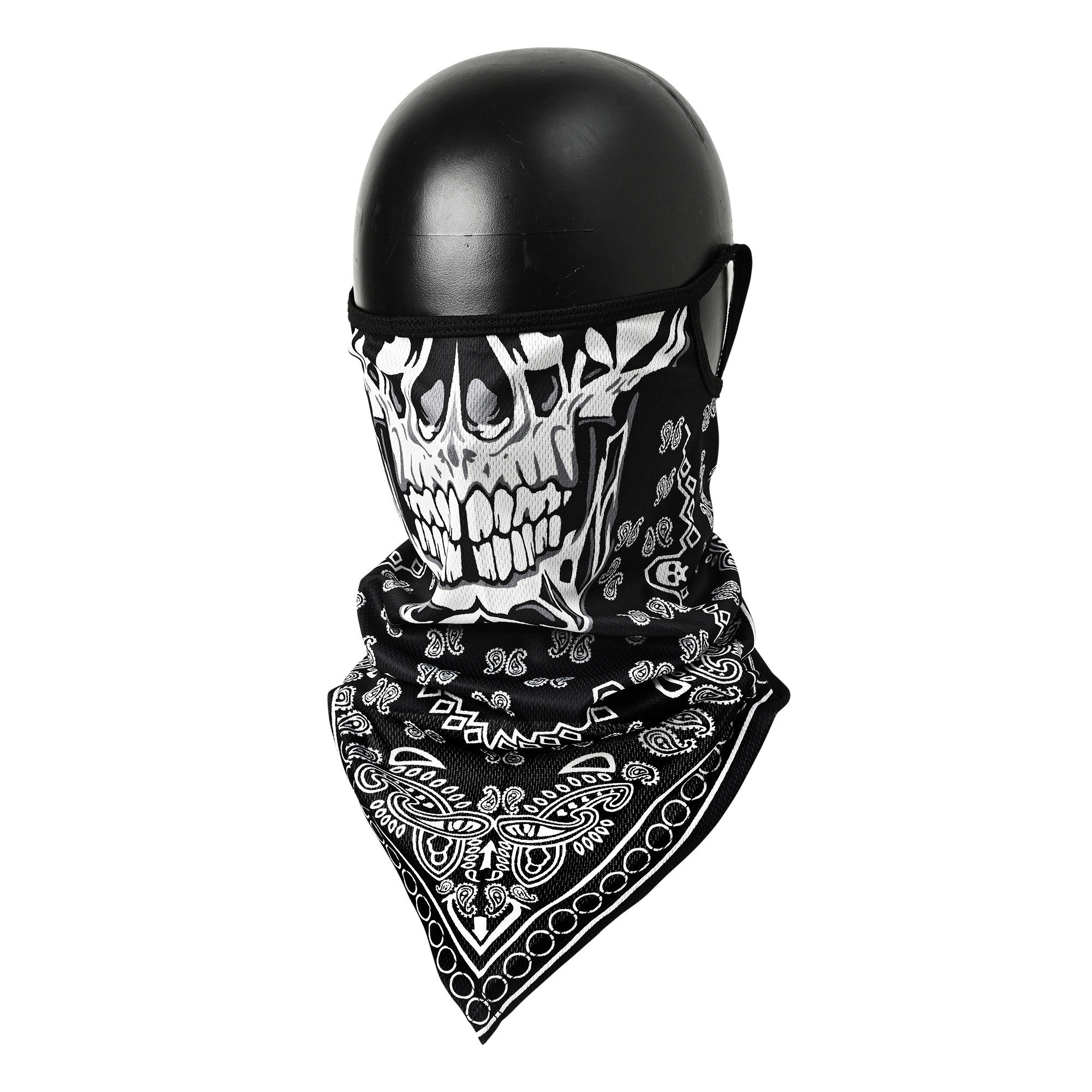 RIDEZ Bandana EarsLoops TBE1113 SKULL&PAISELY