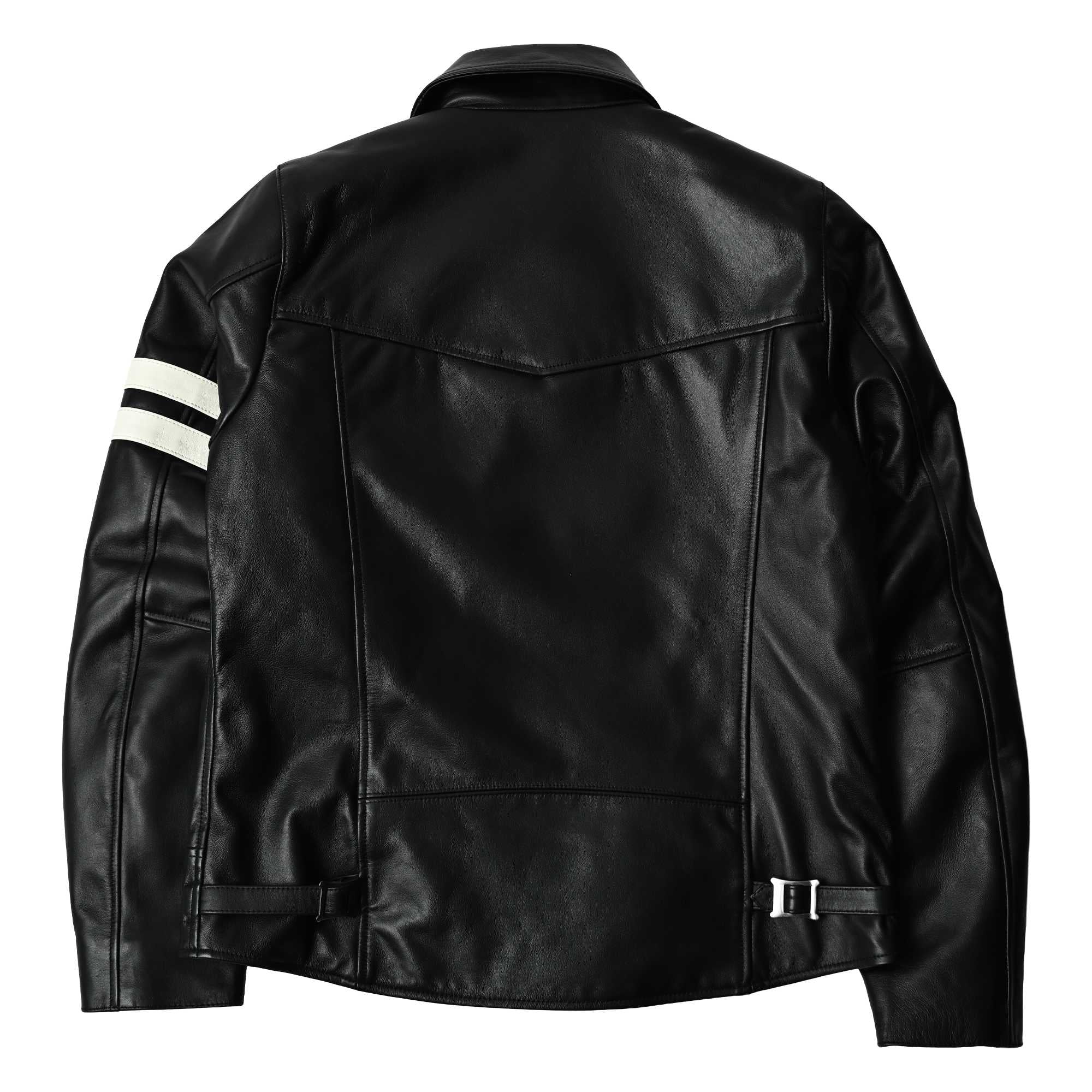 RIDEZ DEUCE WILDE JACKET バイク用 ダブル レザージャケット BLACK