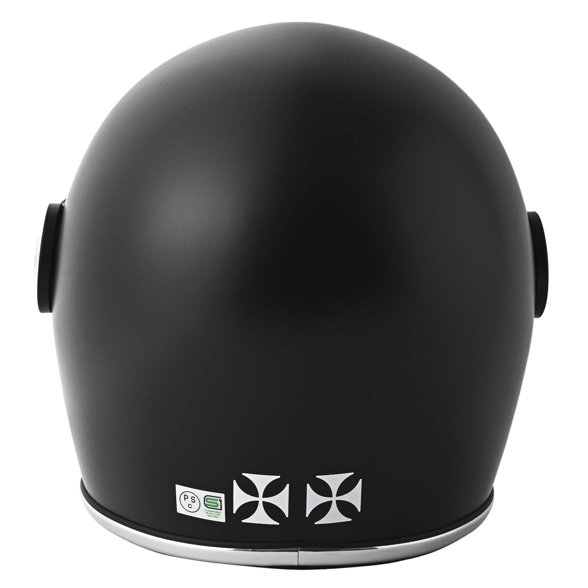 RIDEZ XX BLACK Motorcycle Full Face Helmet 