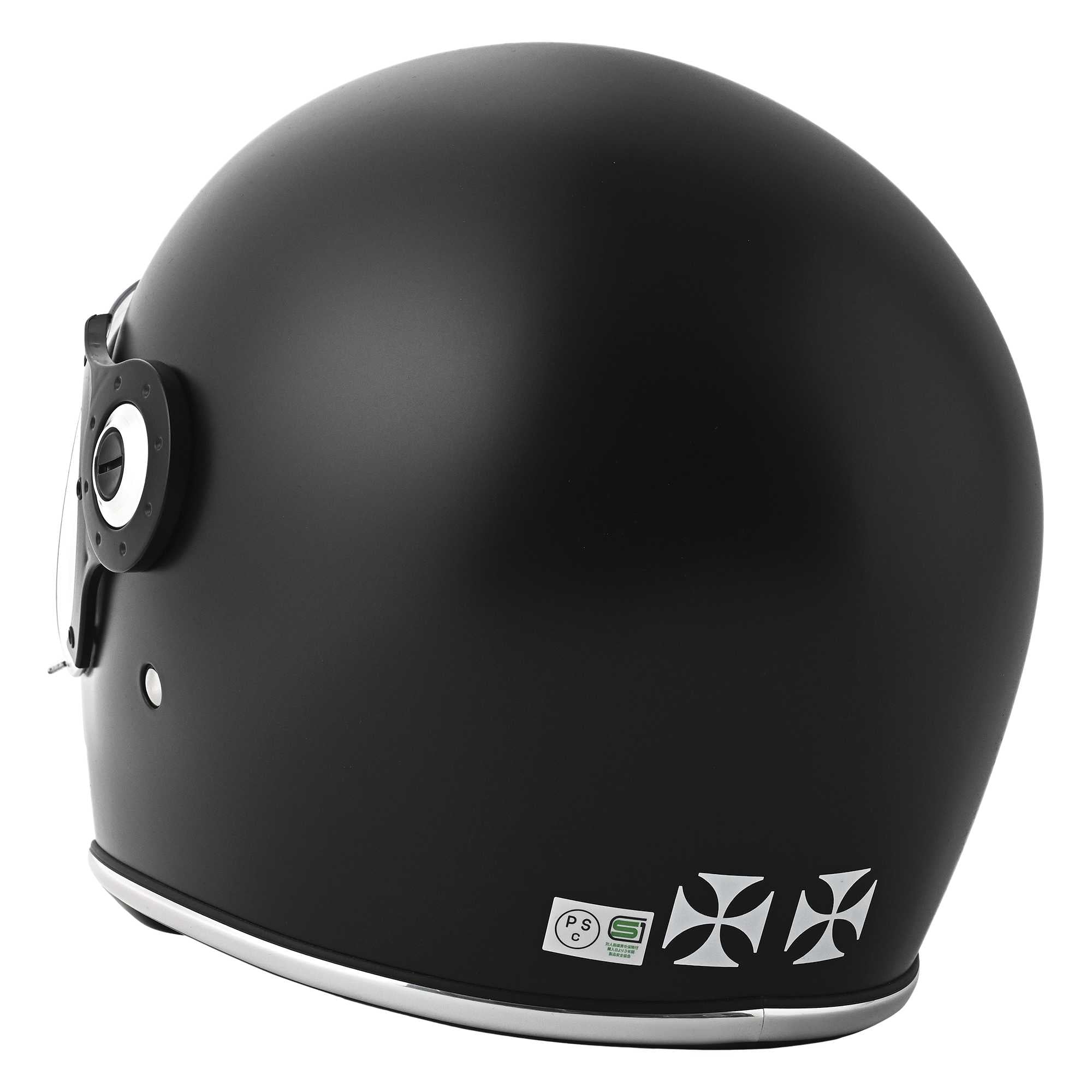 RIDEZ XX BLACK Motorcycle Full Face Helmet 