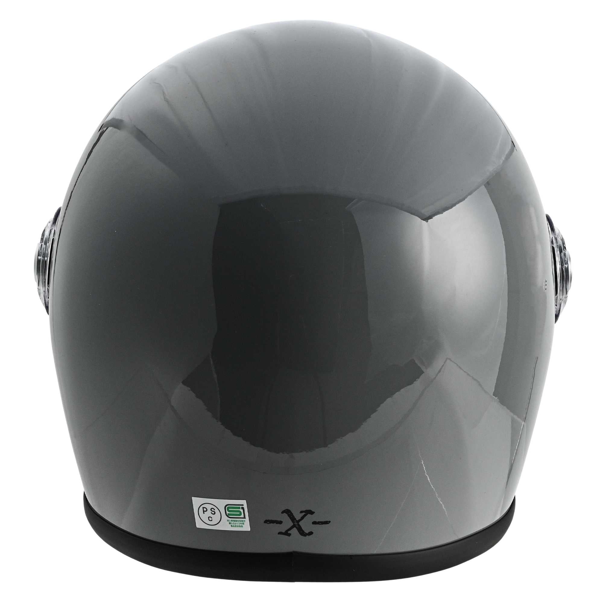 RIDEZフルフェイス ヘルメット グレー Mサイズ　傷、汚れ無し RIDEZ X HELMET GRAY バイク用フルフェイスヘルメット