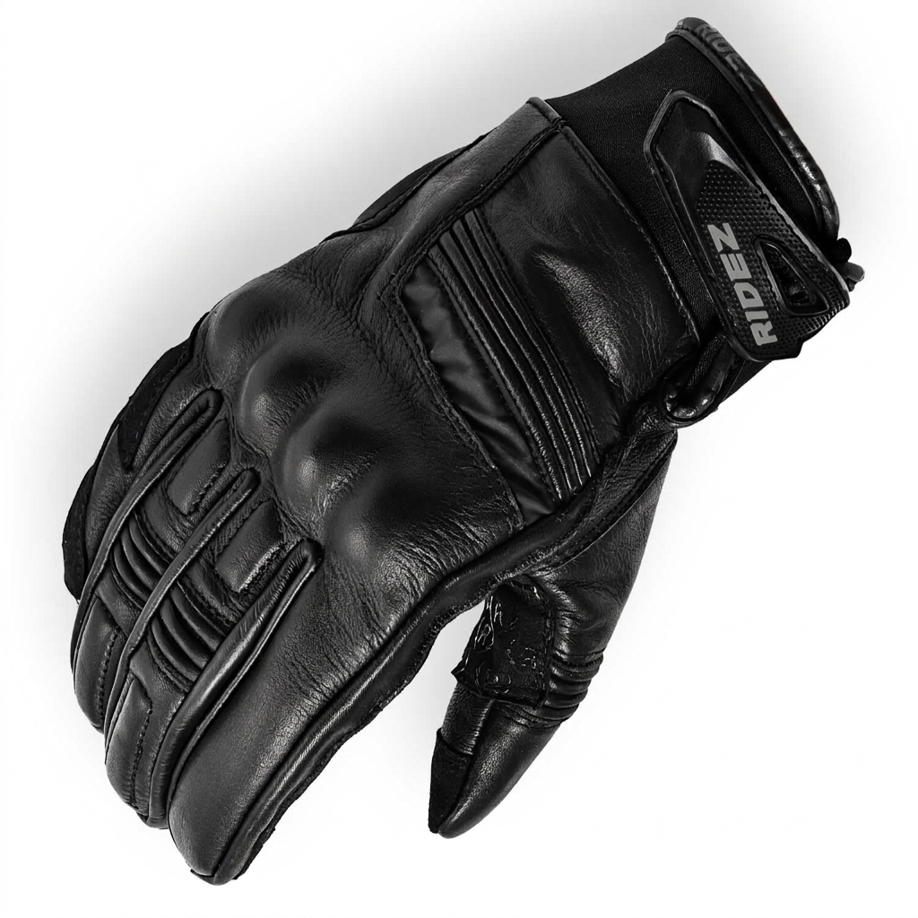 RIDEZ QUASAR GLOVES BLACK RLG263 バイク用グローブ | RIDEZ