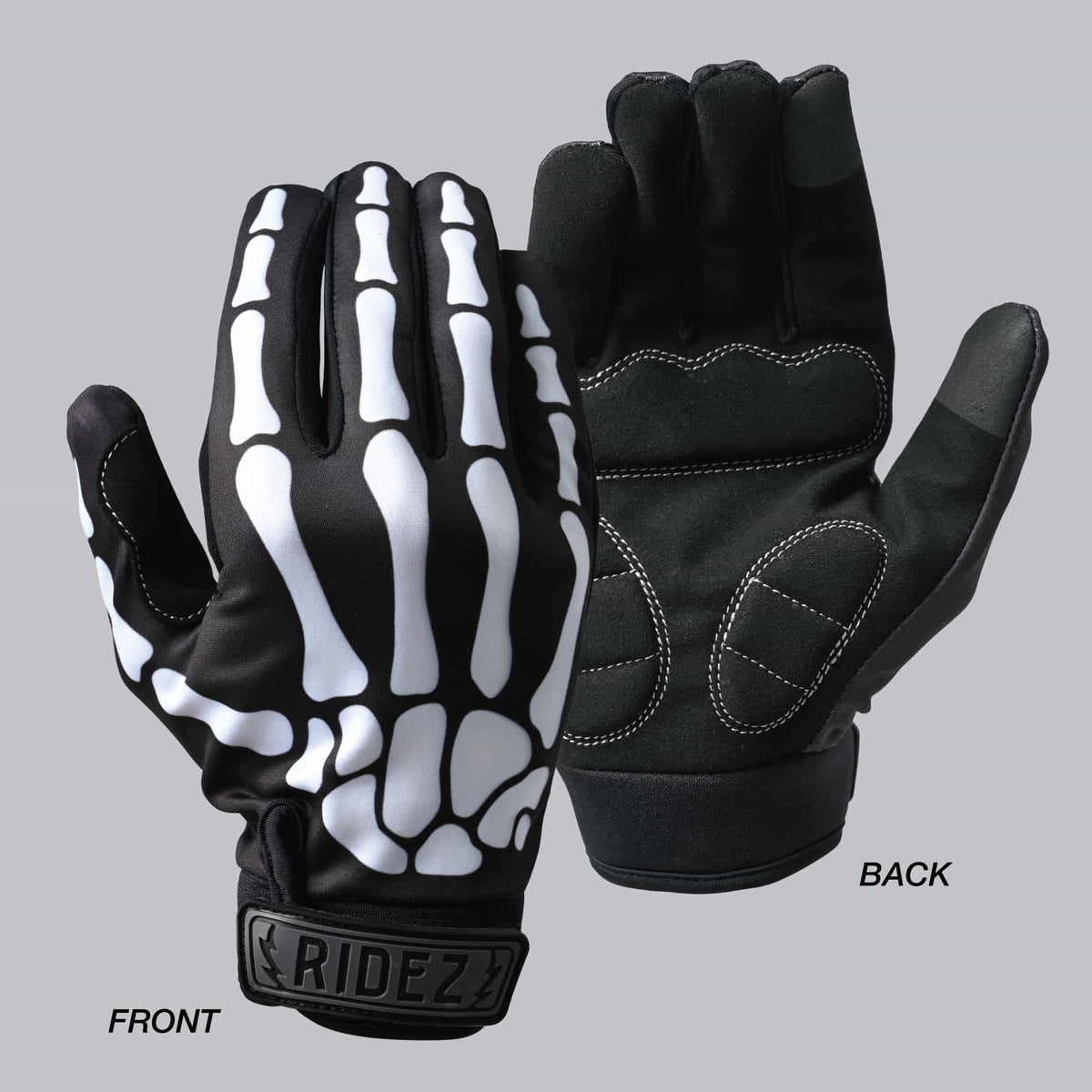 Designer Ridez RIDEZ MAINTENANCE GLOVES BONES RMG241 | RIDEZ
