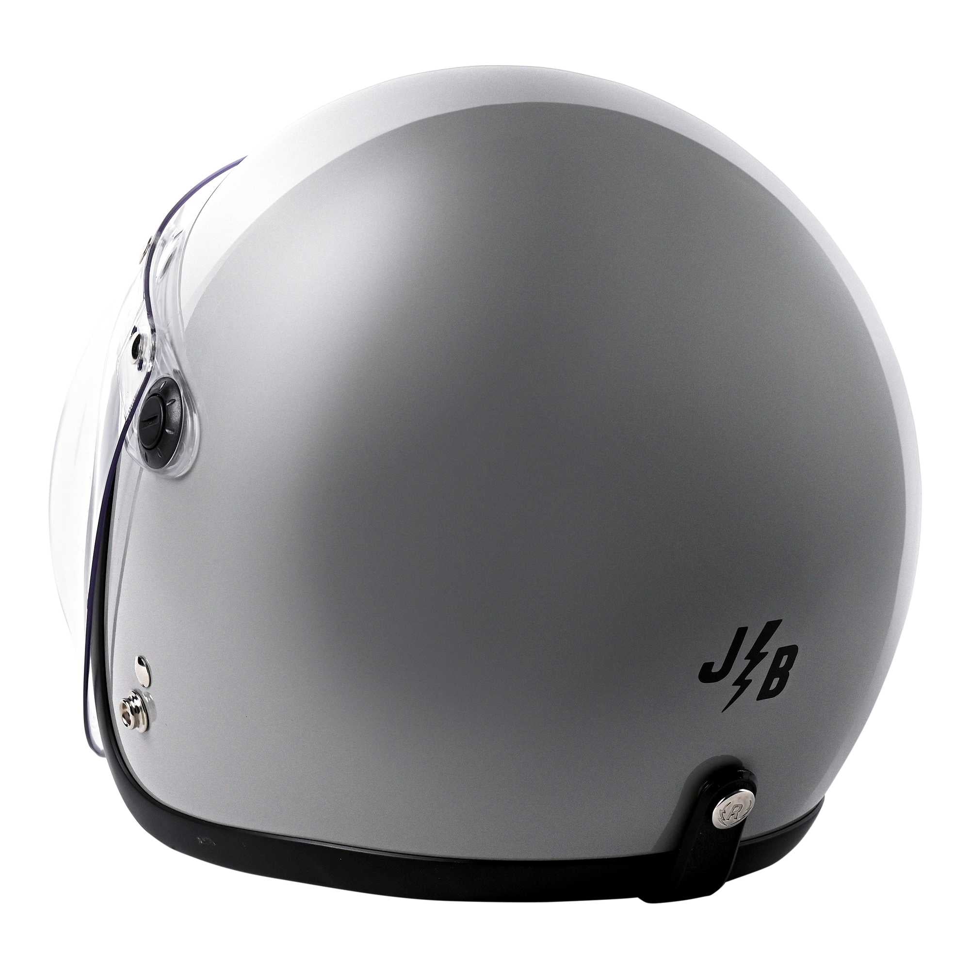 RIDEZ JB Motorcycle Jet Helmet CHARCOAL