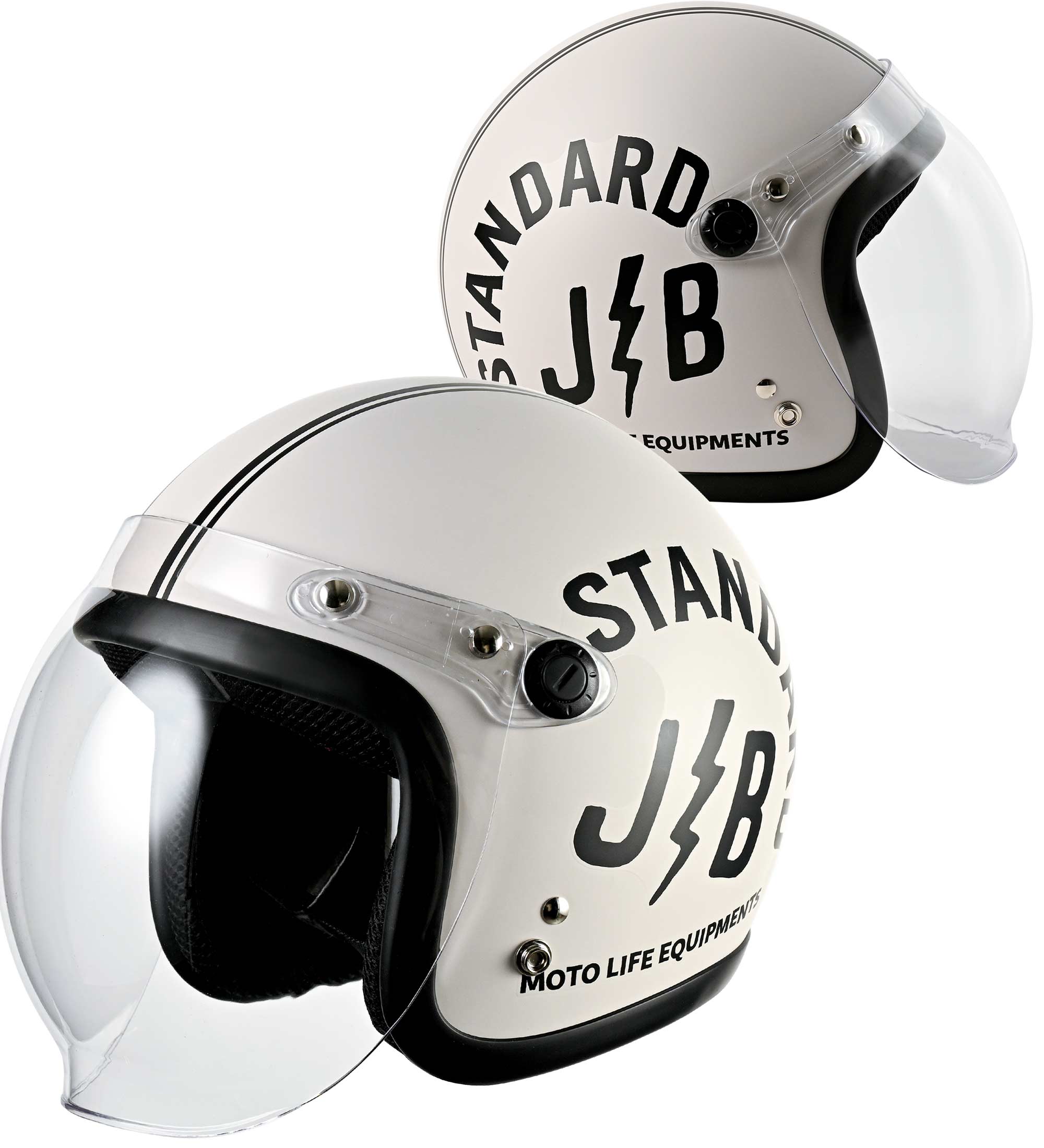 RIDEZ JB バイク用ジェットヘルメット STANDARD