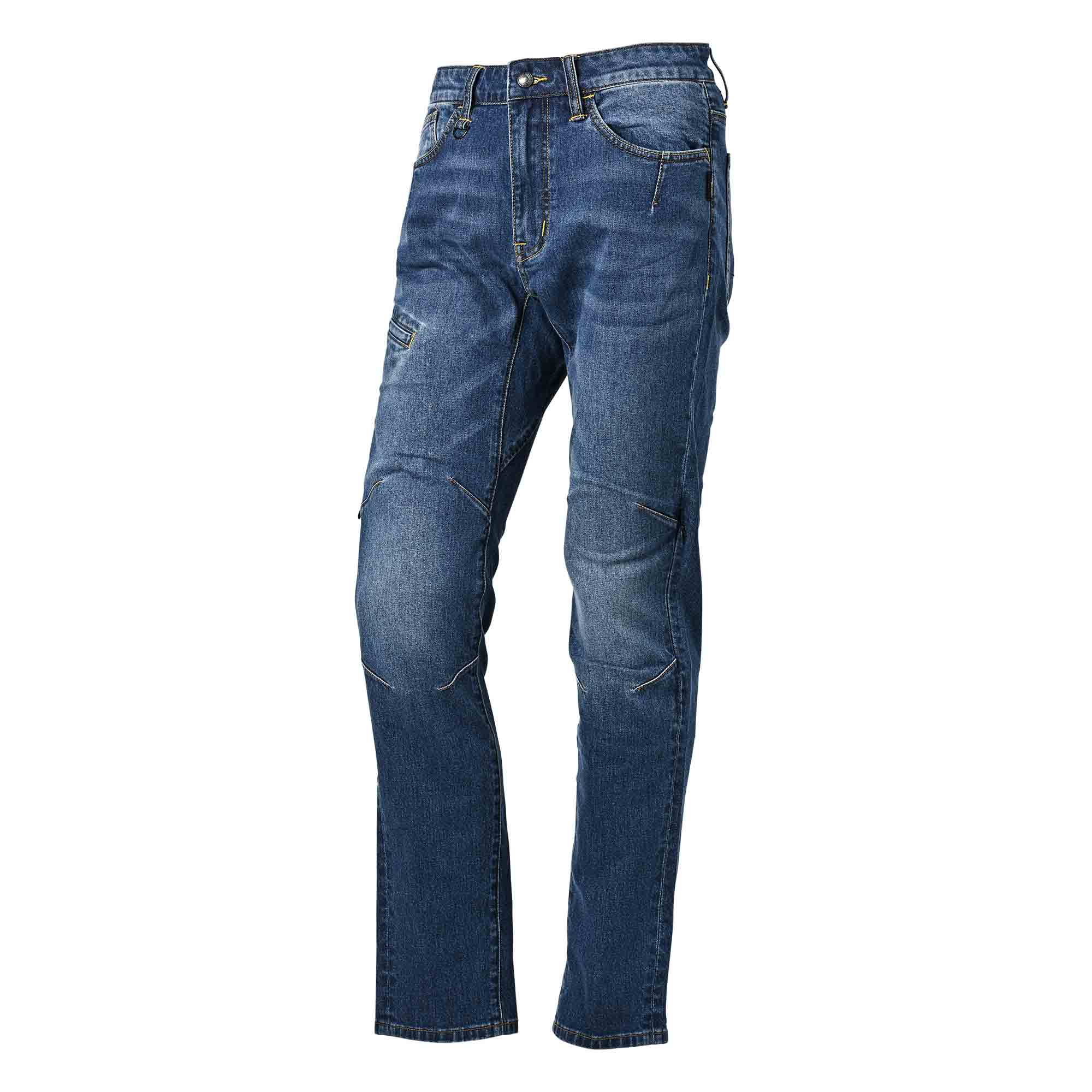 RIDEZ 11.4oz RIDEZ CORDURA DENIM バイク ストレッチ デニム ストレート  STONE WASH RDB2005