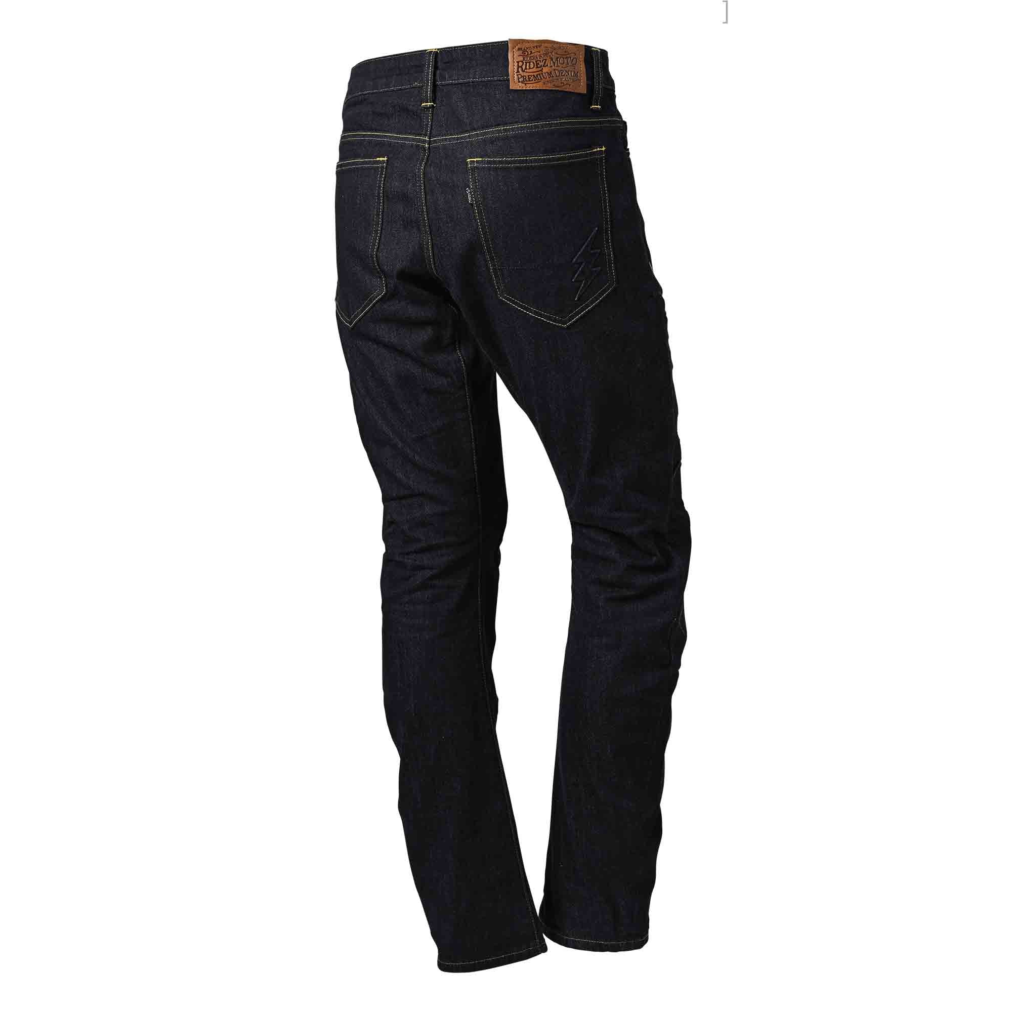 RIDEZ 11.4oz RIDEZ CORDURA DENIM バイク ストレッチ デニム ナロークロッチ  ONE WASH RDB2006