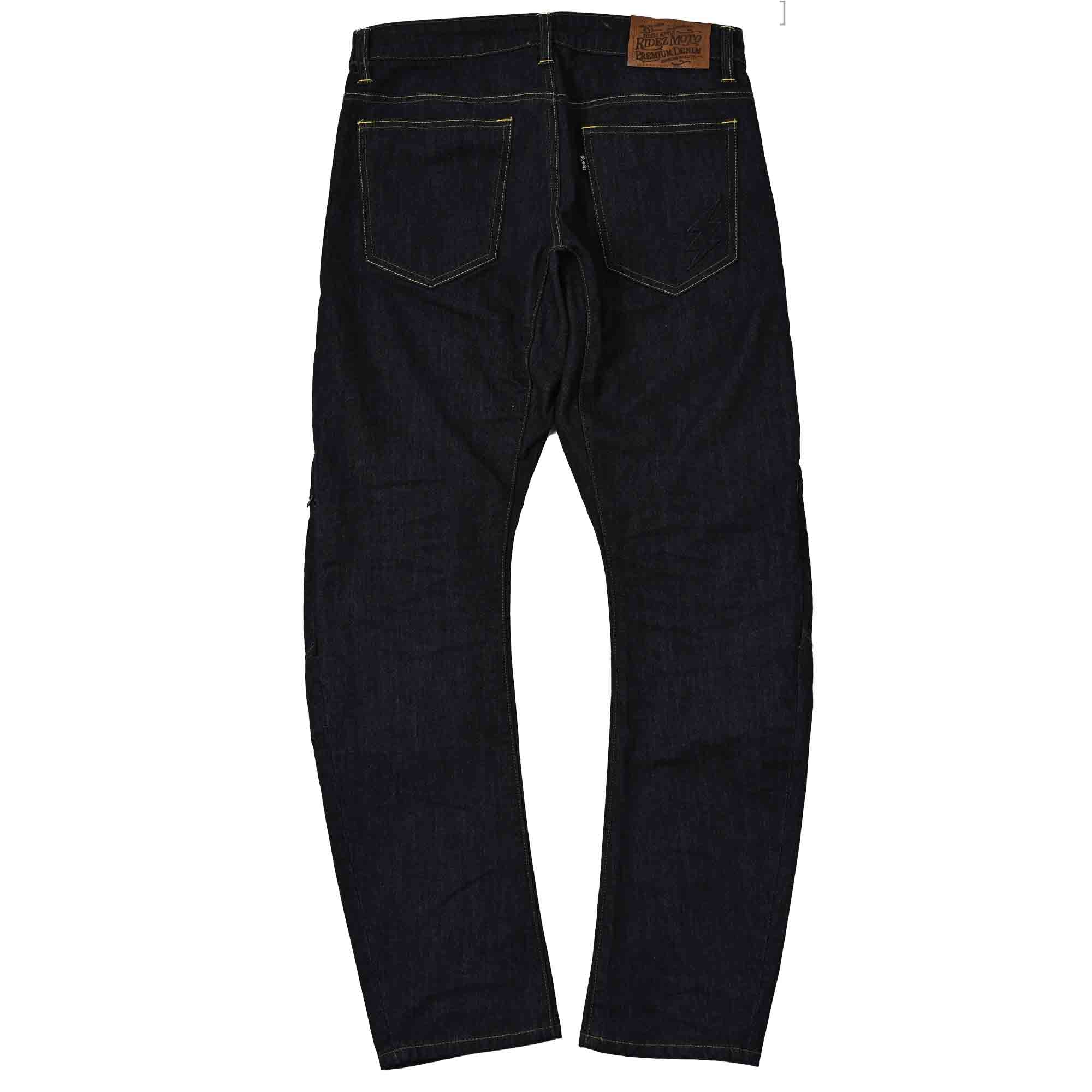 RIDEZ 11.4oz RIDEZ CORDURA DENIM バイク ストレッチ デニム ナロークロッチ  ONE WASH RDB2006