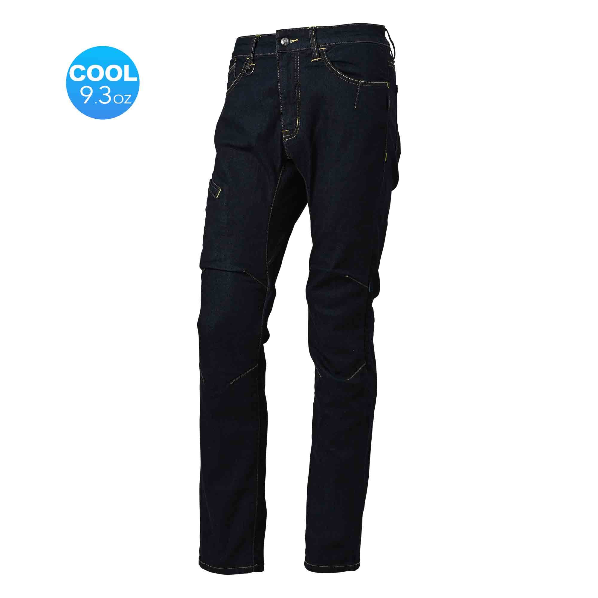 RIDEZ 9.3oz  LIGHT CORDURA バイク ストレッチ デニム  ストレート INDIGO  RDB2007