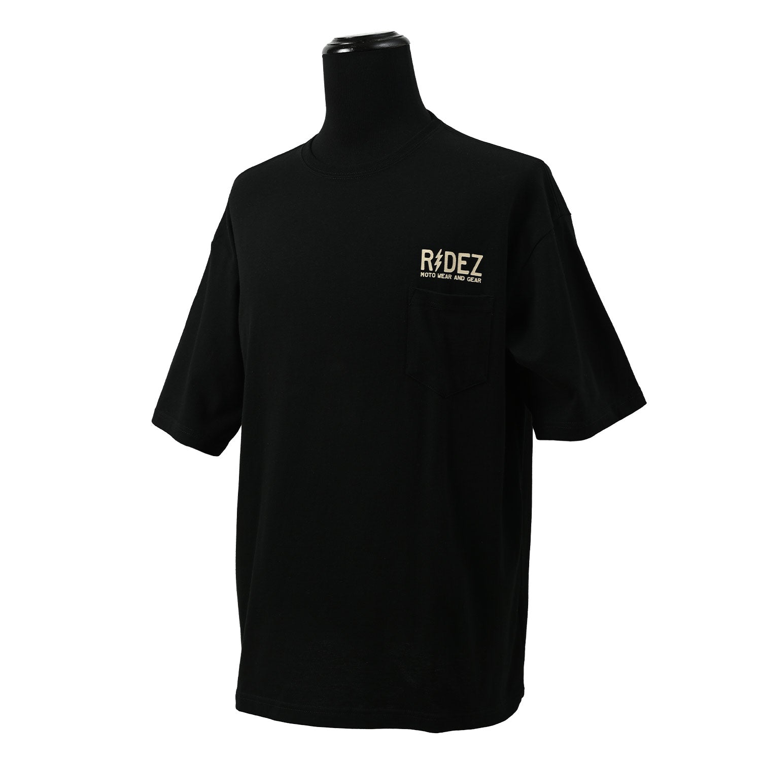 RIDEZ 骷髅赛车大口袋 T 恤 RD7029