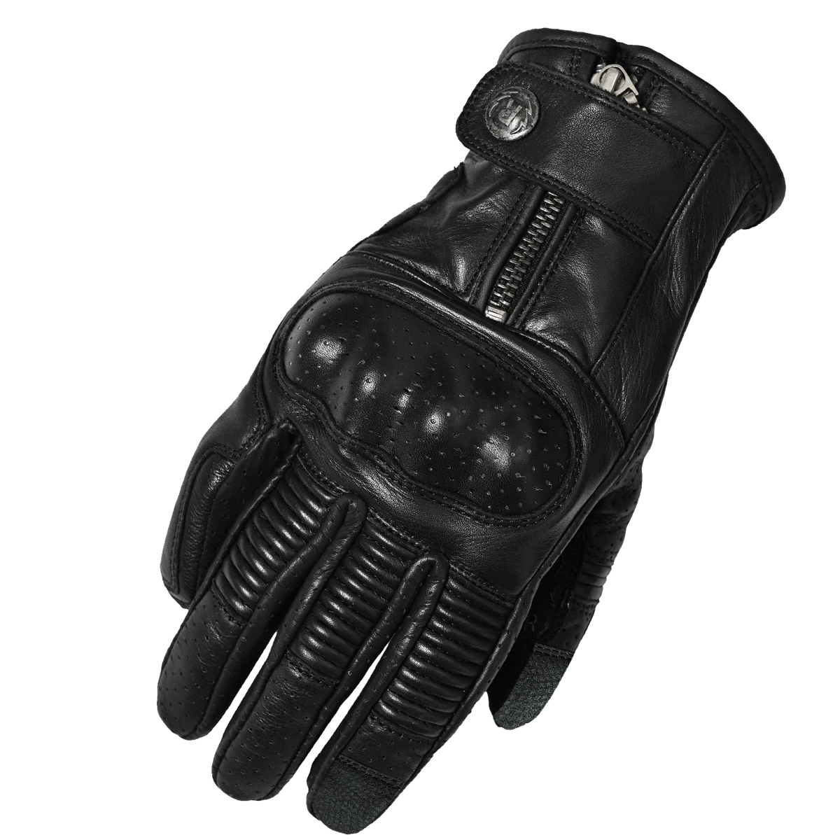 RIDEZ MOTO GLOVES DEFOE バイク用 レザーグローブ BLACK RLG2201