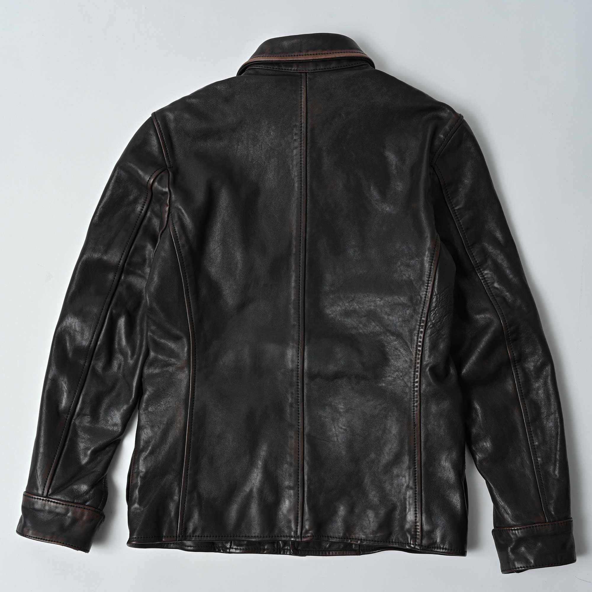 RIDEZ HORSEHIDE JACKET バイク用 馬革 レザージャケット BLACK RWH001