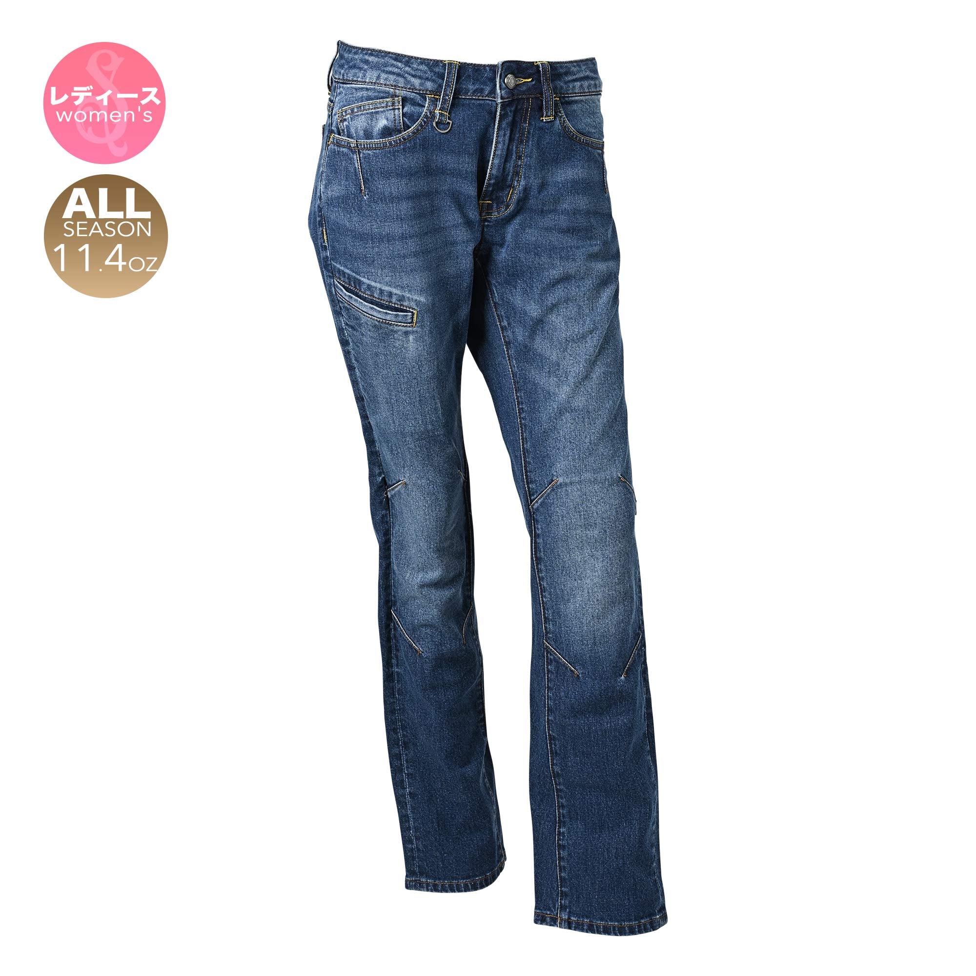 SUGAR RIDEZ  11.4oz CORDURA DENIM バイク ストレッチ デニム ストレート STONE WASH  SDB2001