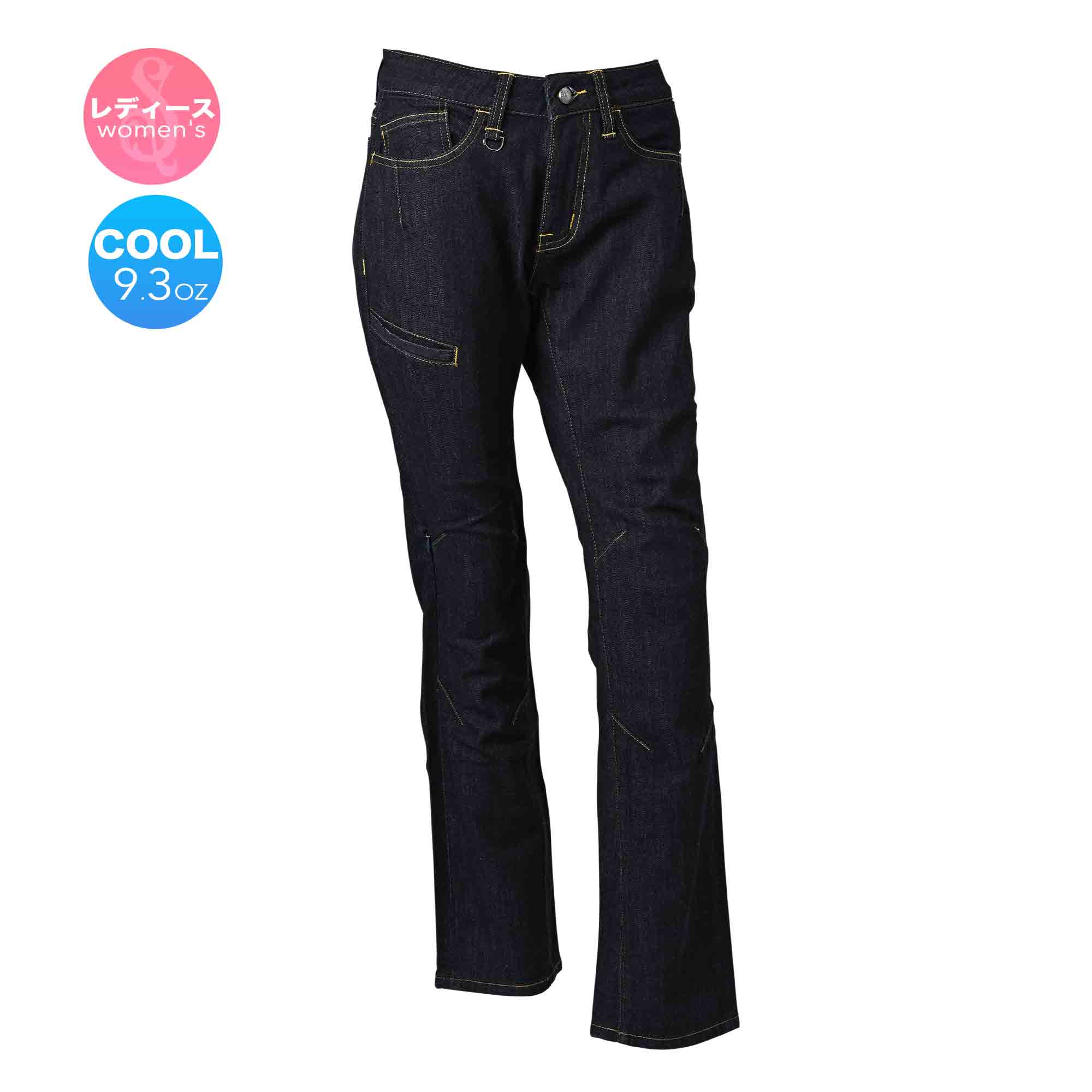SUGAR RIDEZ  9.3oz LIGHT CORDURA バイク ストレッチ デニム ストレート INDIGO  SDB2002