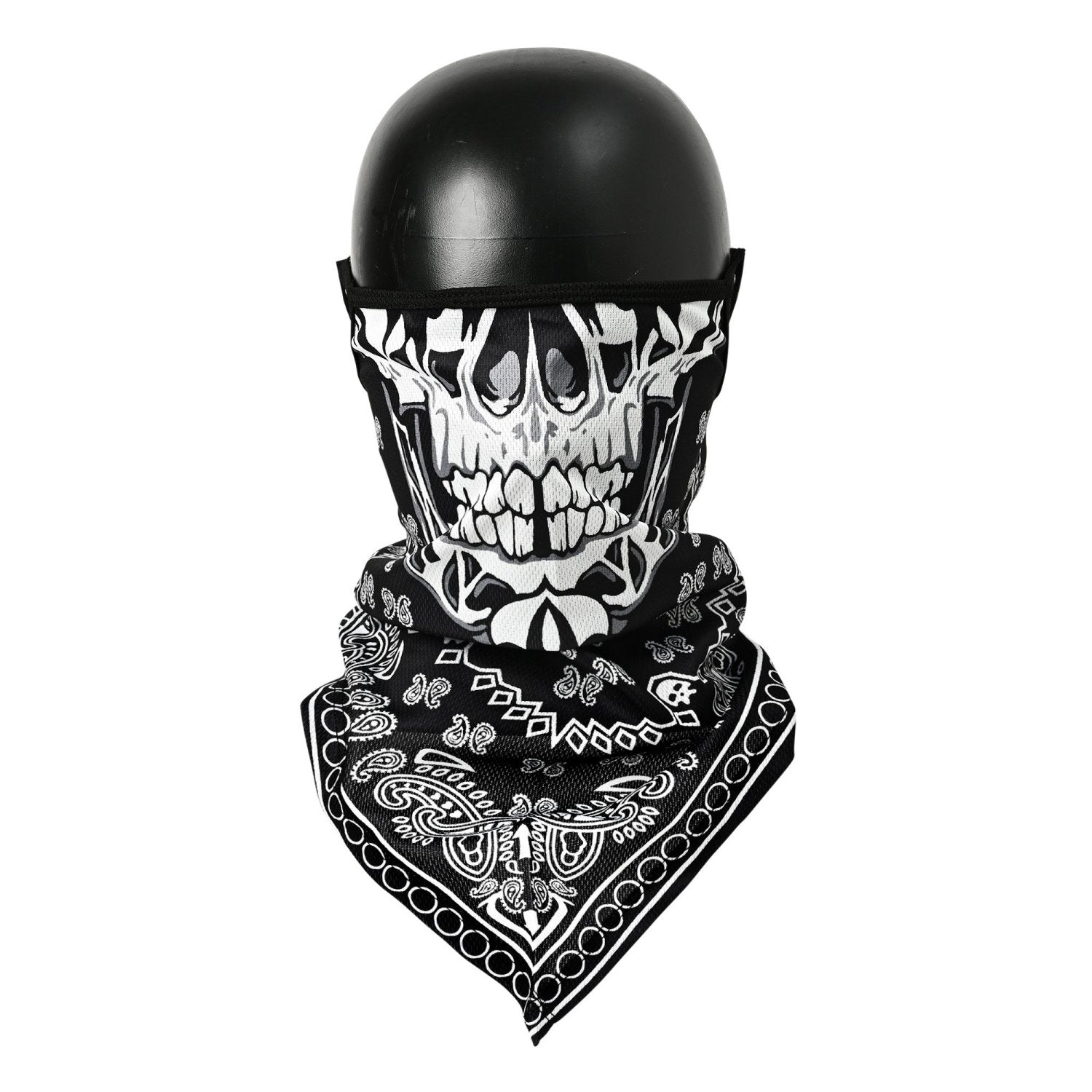 RIDEZ Bandana EarsLoops TBE1113 SKULL&PAISELY