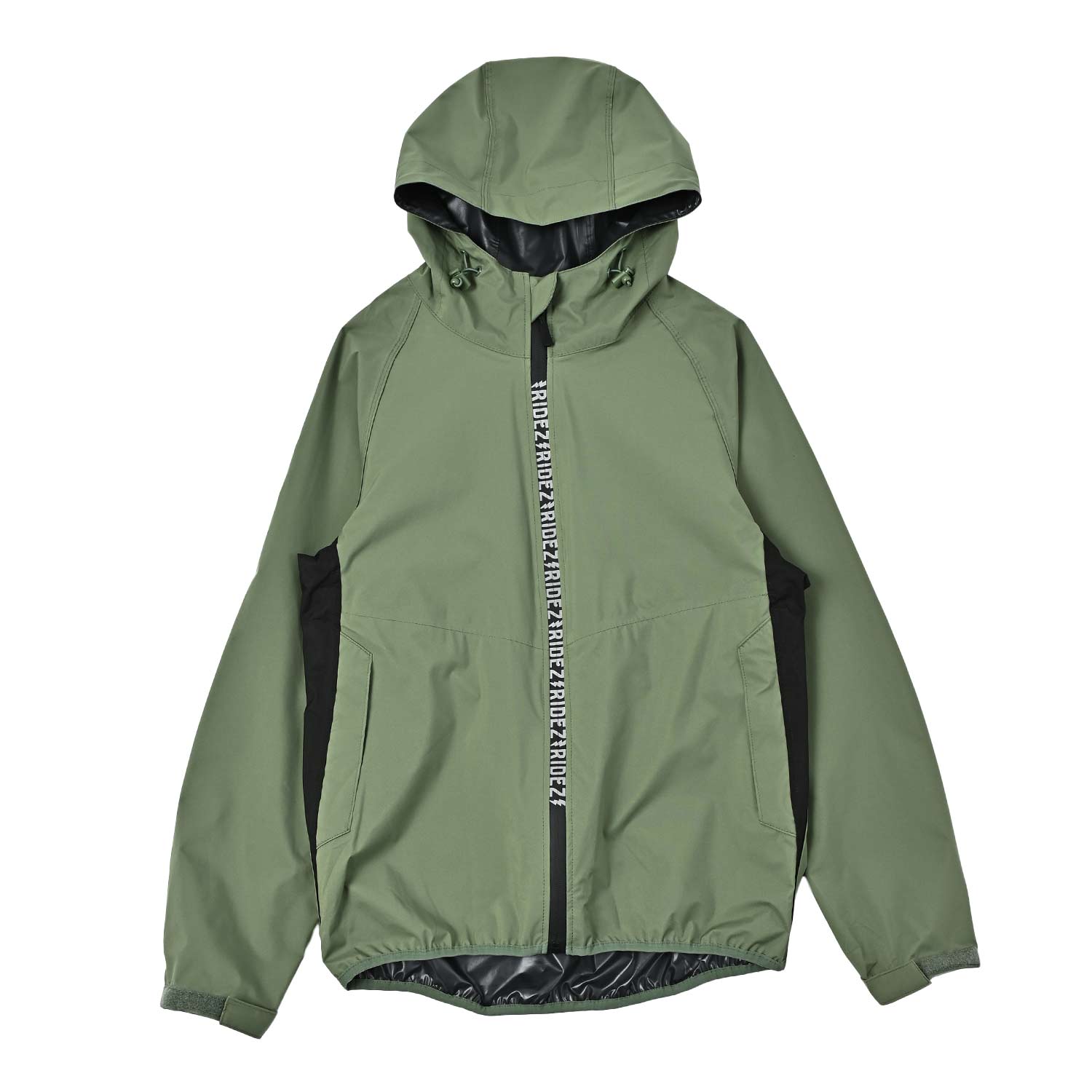 RIDEZ MICRO RAINJACKET MOSS GREEN MCR01