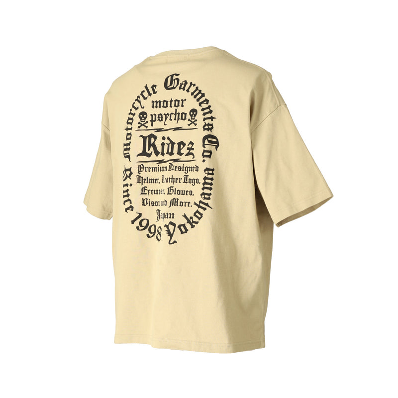 RIDEZ PSYCHO ビッグシルエット Tシャツ RD7013