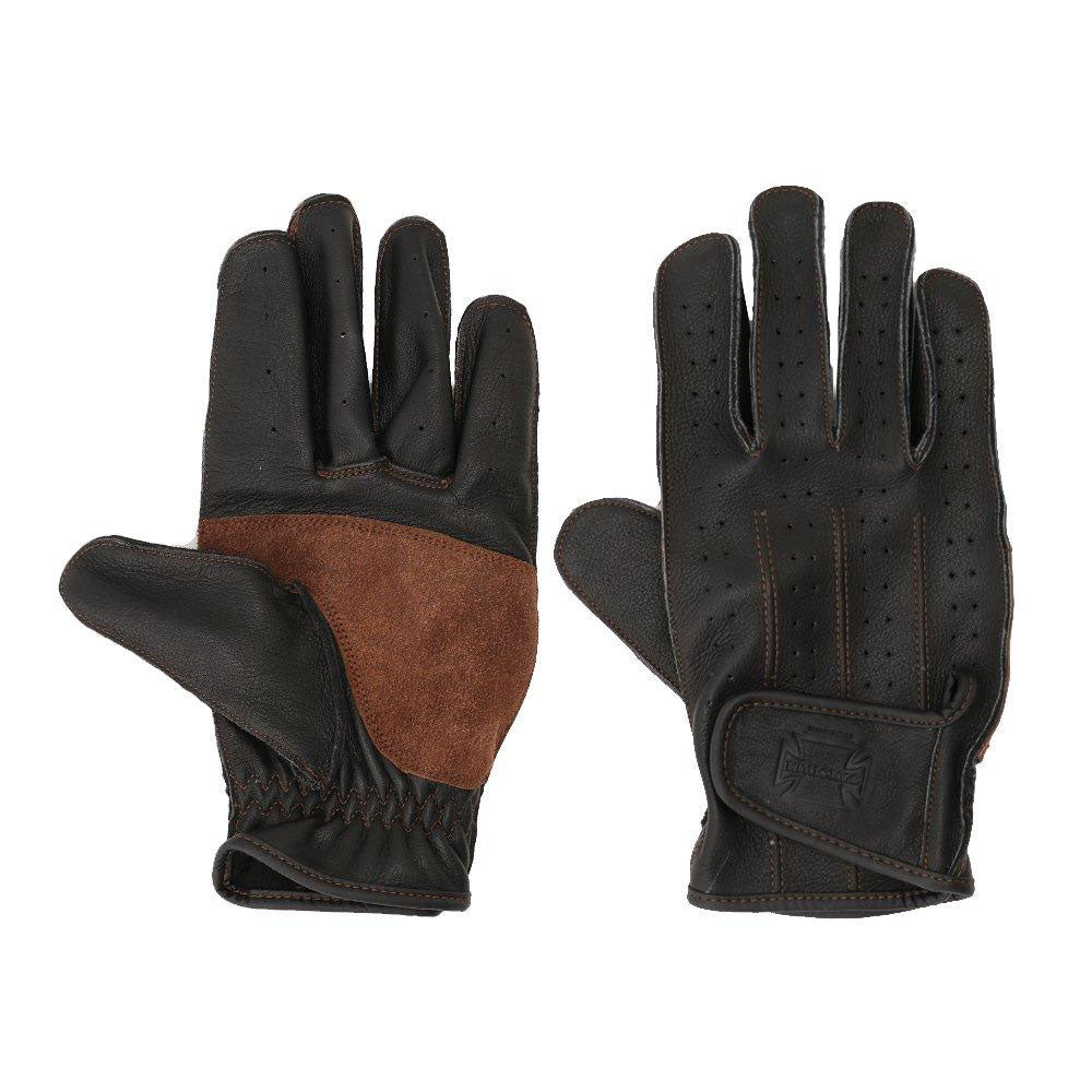 KNUCKLE HEAD GLOVES KHG1804 BLACK Motorcycle Knuckle Head Gloves 