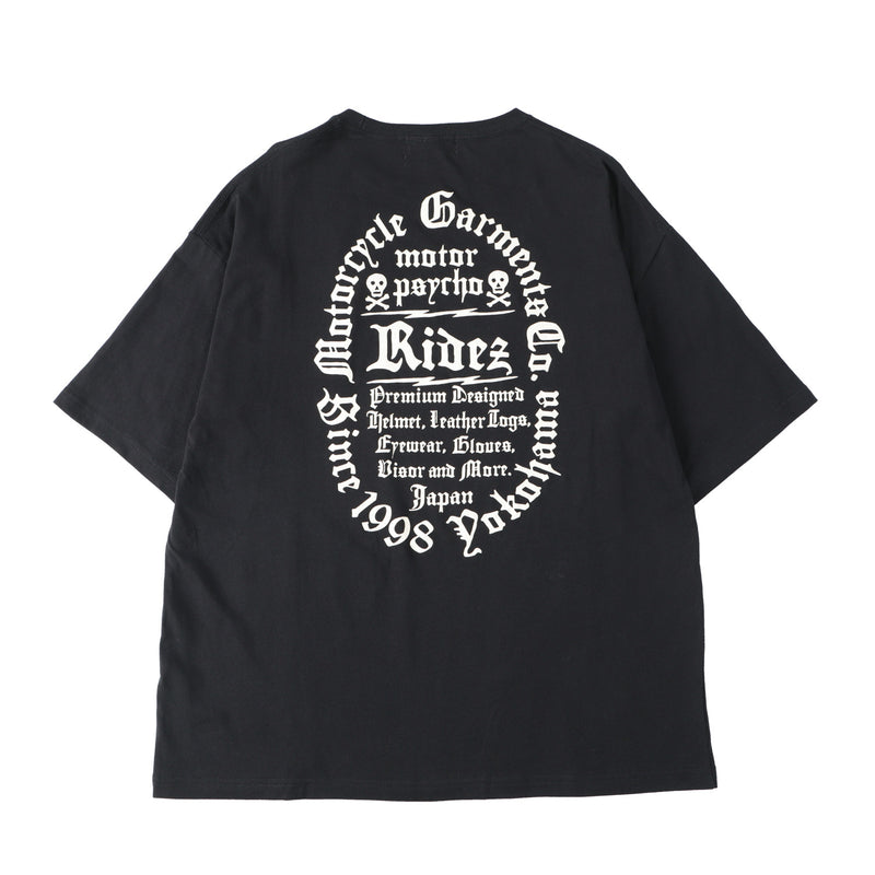 RIDEZ PSYCHO ビッグシルエット Tシャツ RD7013