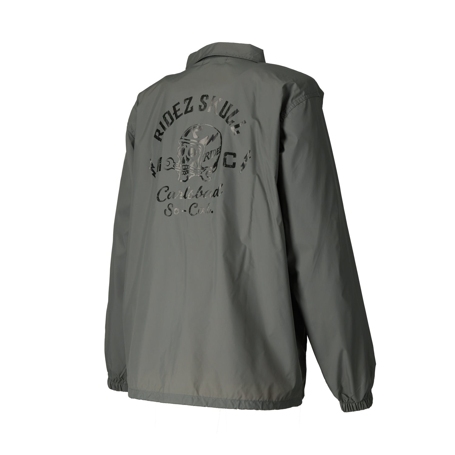 RIDEZ SKULL MC COACH JKT バイク 防風 コーチ ジャケット RCJ06