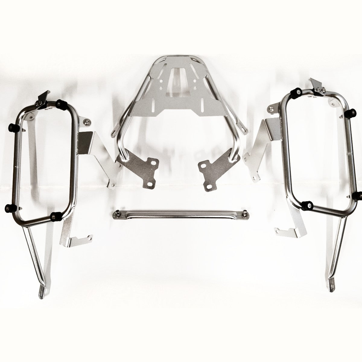 HARD WORX Top &amp; side carrier SILVER for Honda 400X