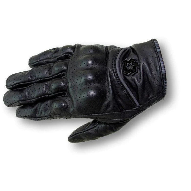 RIDEZ SCANDIC GLOVE BLACK Motorcycle punching leather gloves 