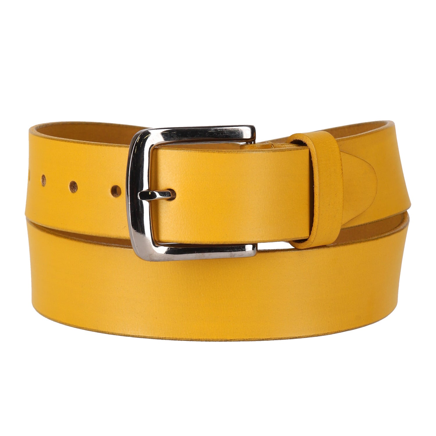 RIDEZ LEATHER BELT Genuine Leather Belt Yellow CB-173 