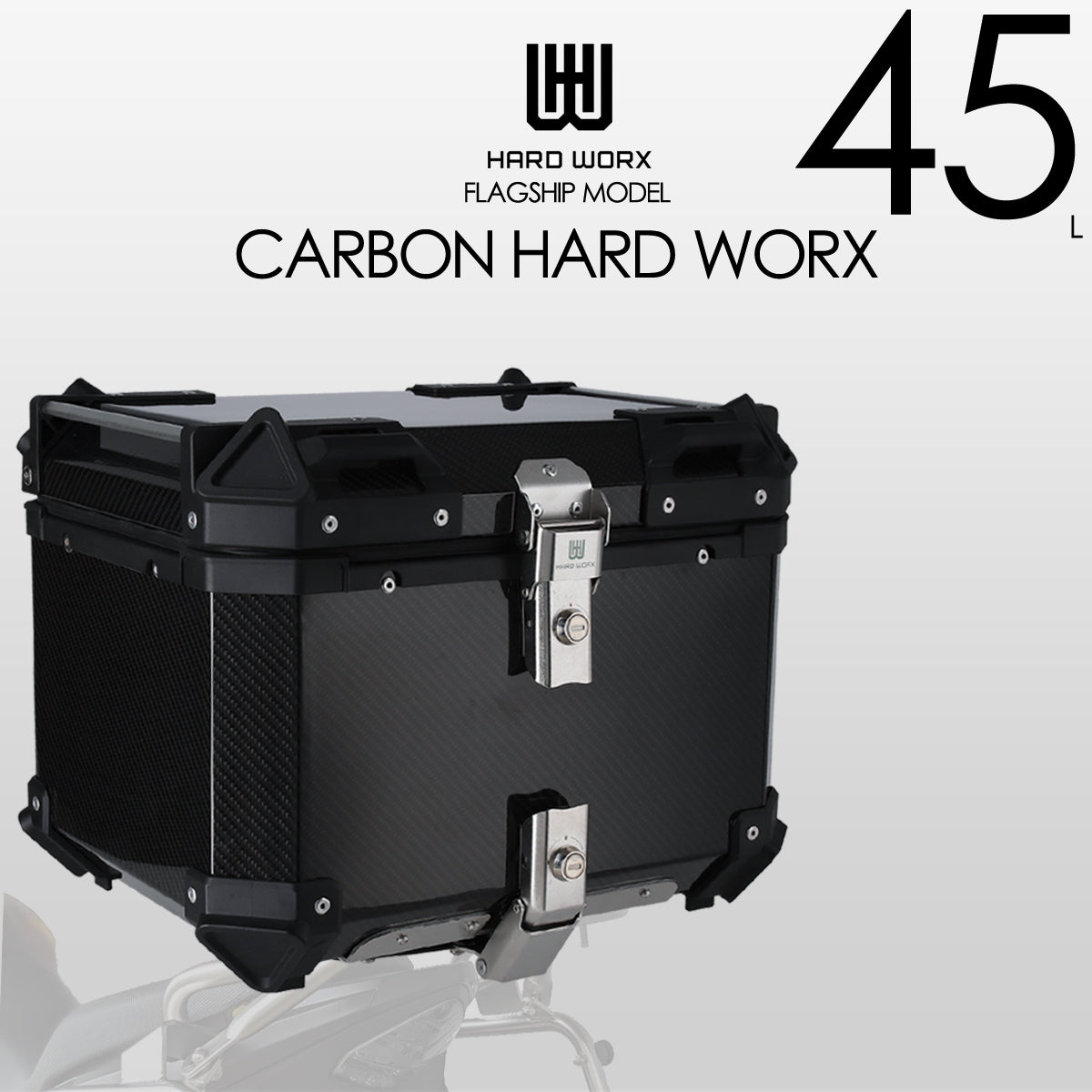 HARD WORX Carbon Top Case 45L HX45C – RIDEZ Inc.