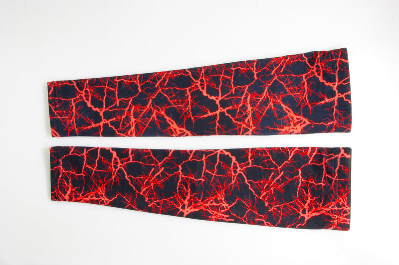 RIDEZ COMRESSION SLEEVE Lightning RED RCS3