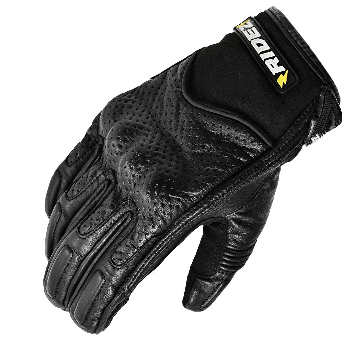 RIDEZ NEUTRINO GLOVES BLACK RLG262 Motorcycle Gloves