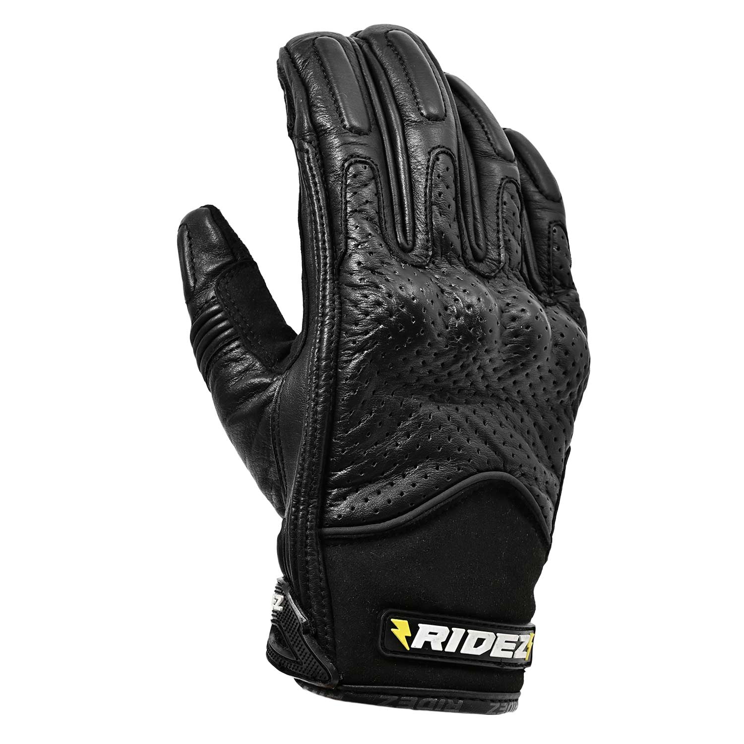 RIDEZ NEUTRINO GLOVES BLACK RLG262 Motorcycle Gloves