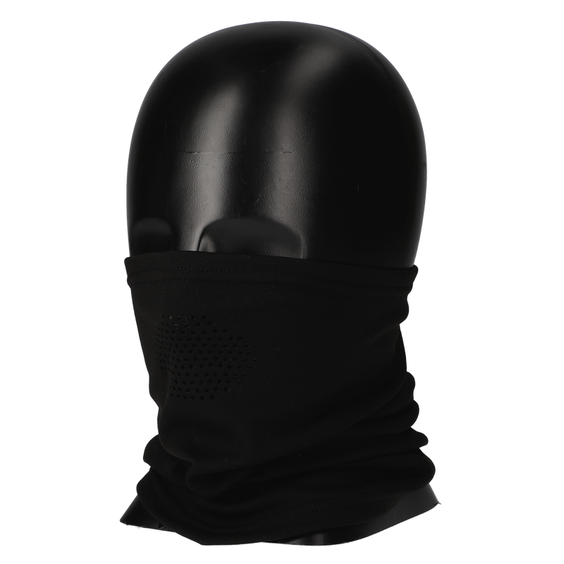 PIPES NECK WARMER SOLID BLACK PNW-09