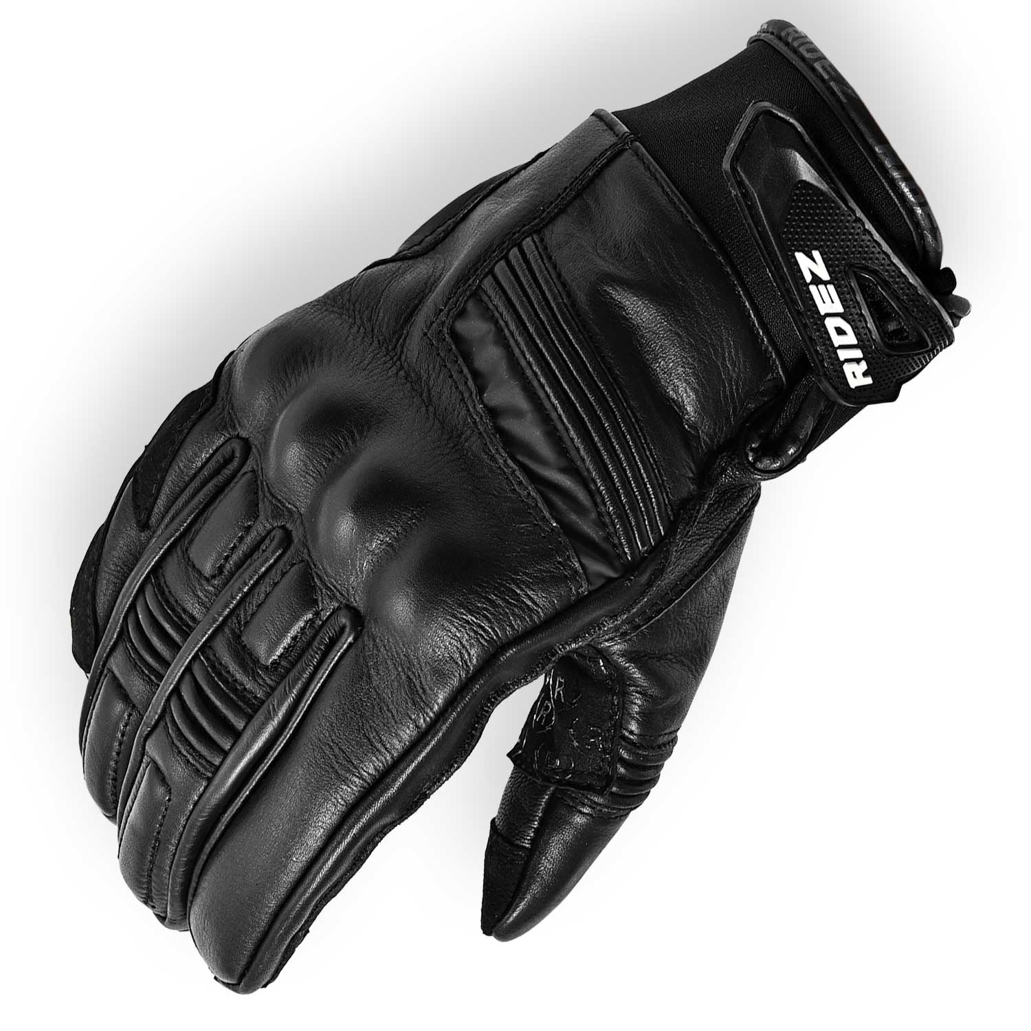 RIDEZ QUASAR GLOVES BLACK RLG263 Motorcycle Gloves 