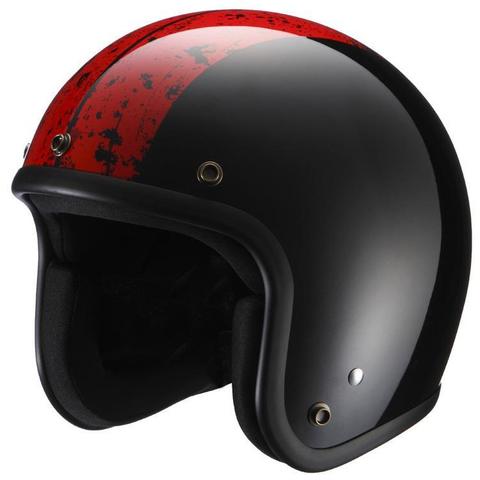 RIDEZ LX FUSIONZ Motorcycle Open Face Jet Helmet