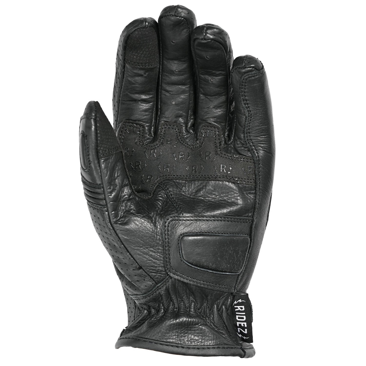 RIDEZ MOTO GLOVES DEFOE バイク用 レザーグローブ BLACK RLG2201