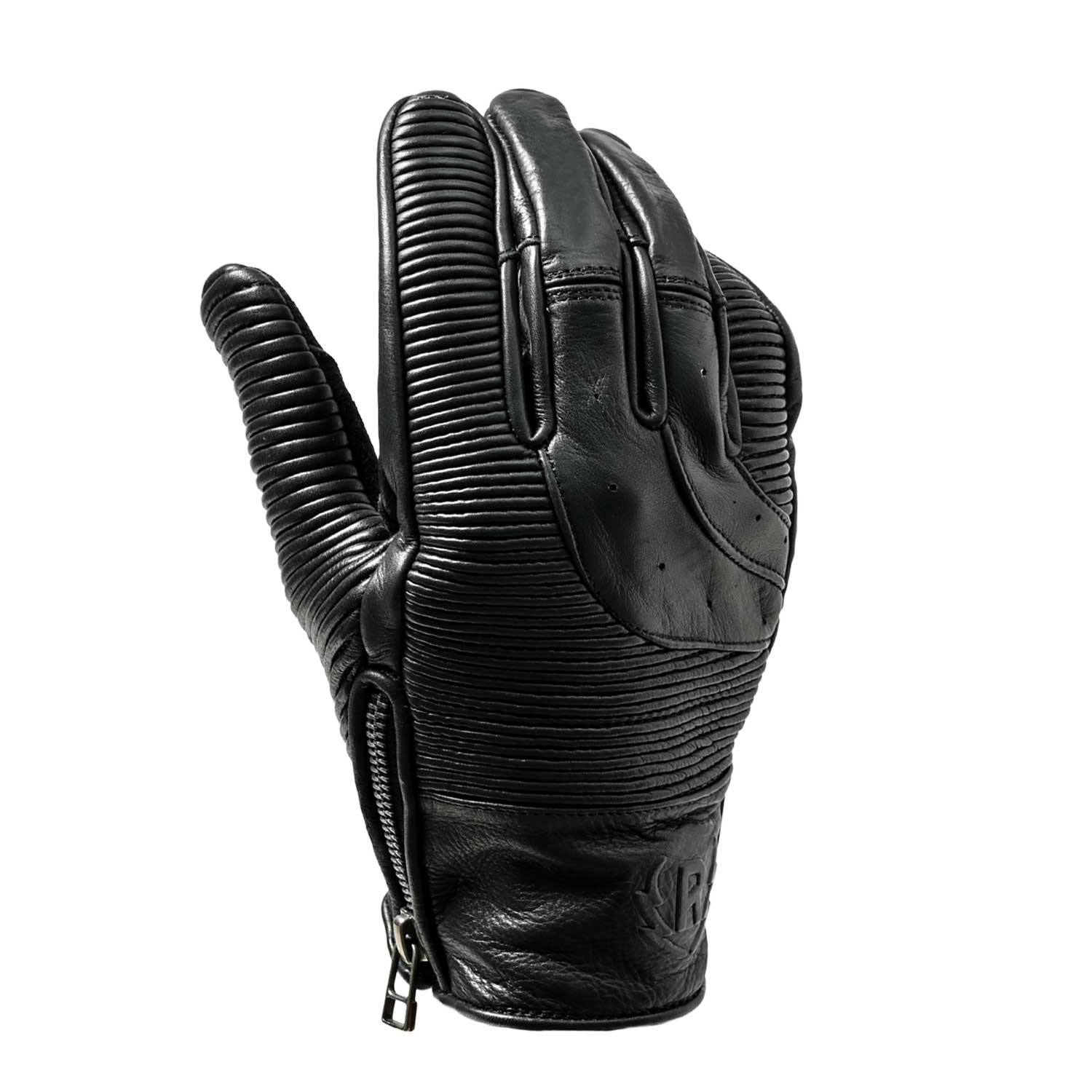 RIDEZ MOTO GLOVES VOLTAGE Motorcycle Leather Gloves BLACK RLG2203