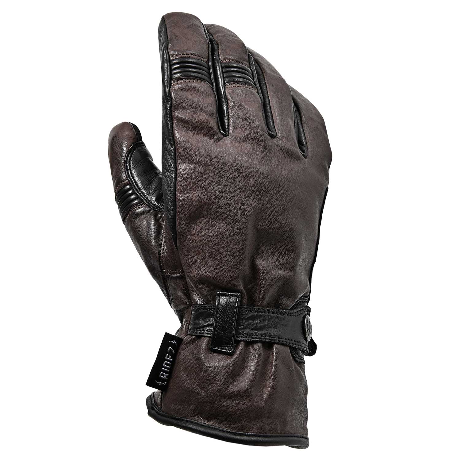 RIDEZ MELD GLOVES 防寒 バイク用 レザーグローブ DARK BROWN RWG06