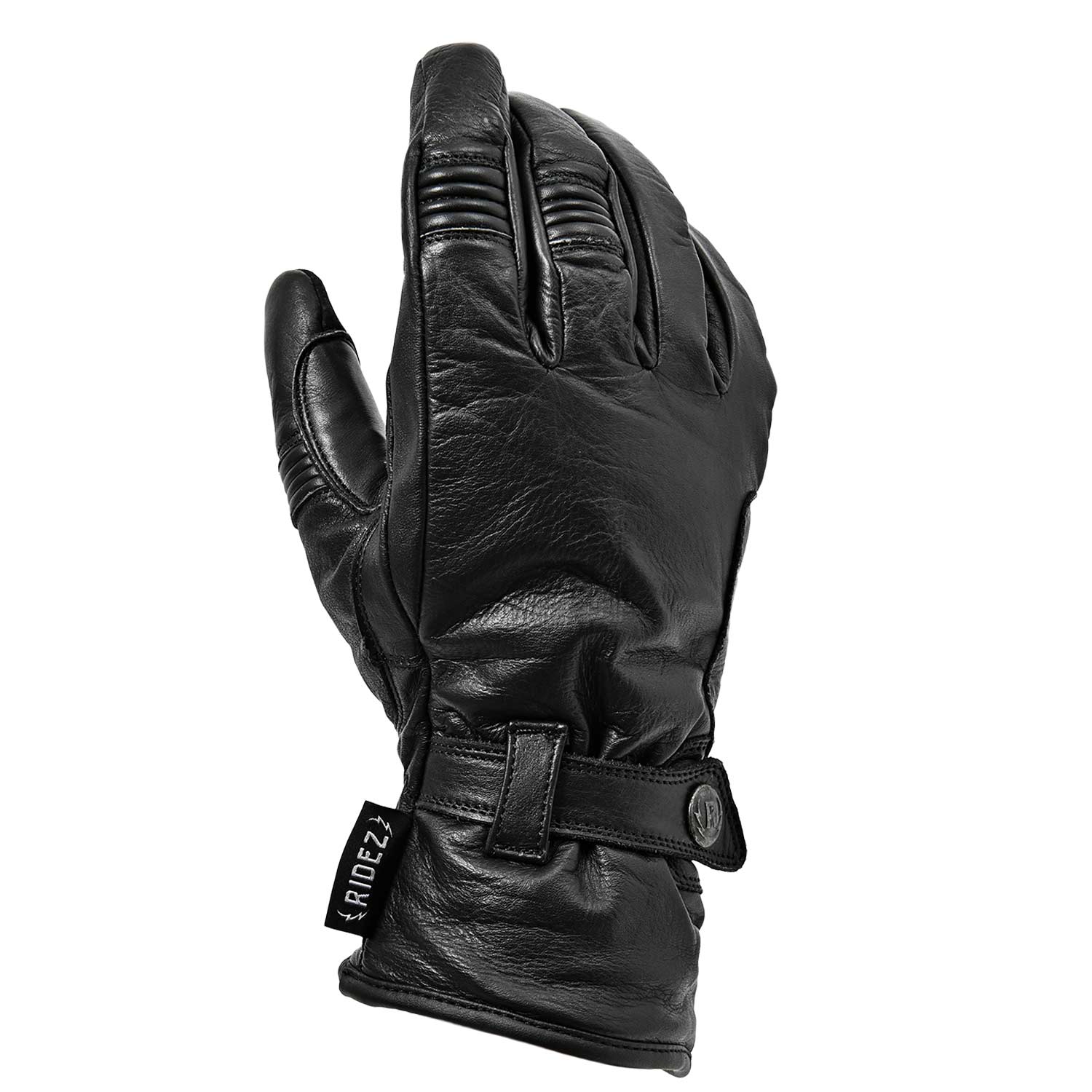 RIDEZ MELD GLOVES Cold Protection Motorcycle Leather Gloves BLACK RWG06