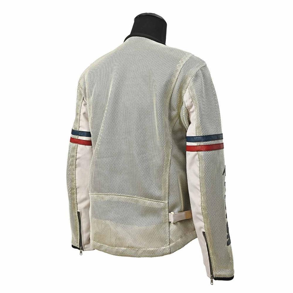 Designer Ridez RIDEZ PISTON KNOCKER MESH JACKET IVORY RLSJ15 | RIDEZ