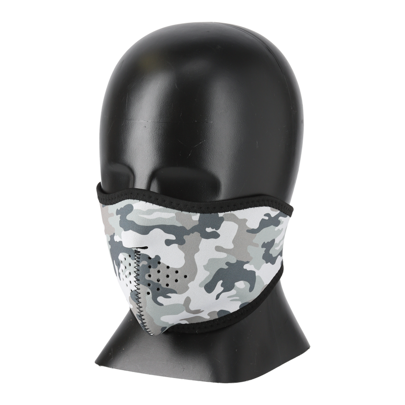 NEO FACEMASK RFM16 WOODLAND CAMO GRAY