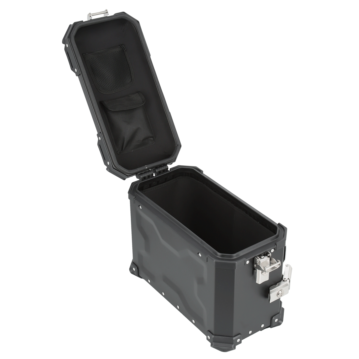 HARD WORX Pannier Case HXS38 BLACK 38L Left and Right Set HARD WORX Pannier Case HXS38 BLACK 38L Left and Right Set