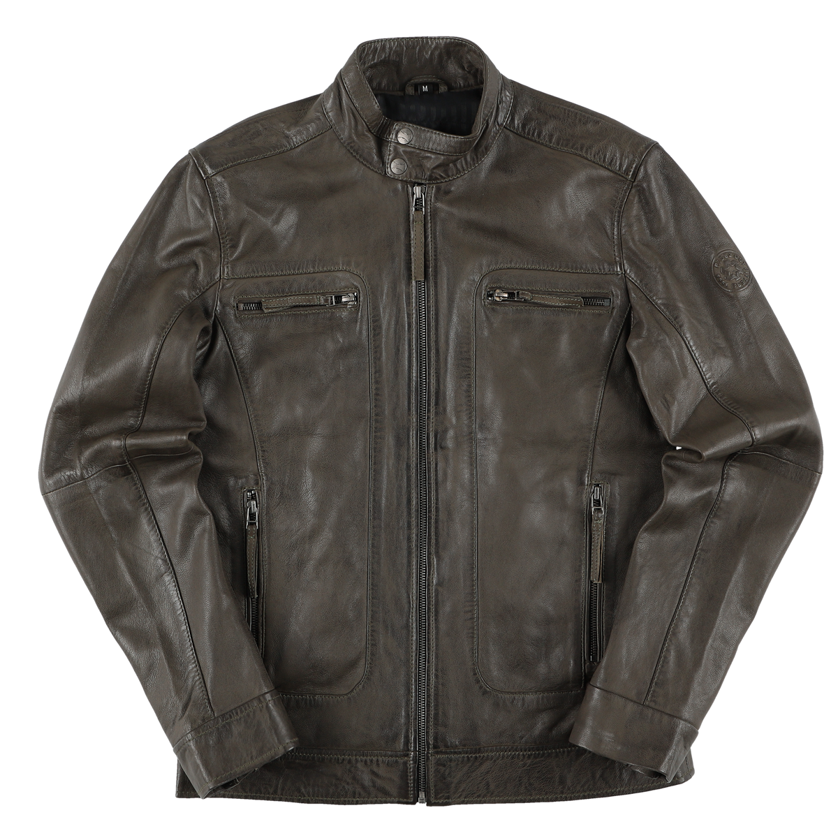 RIDEZ CLUBS JACKET Olive RLJ201 レザージャケット