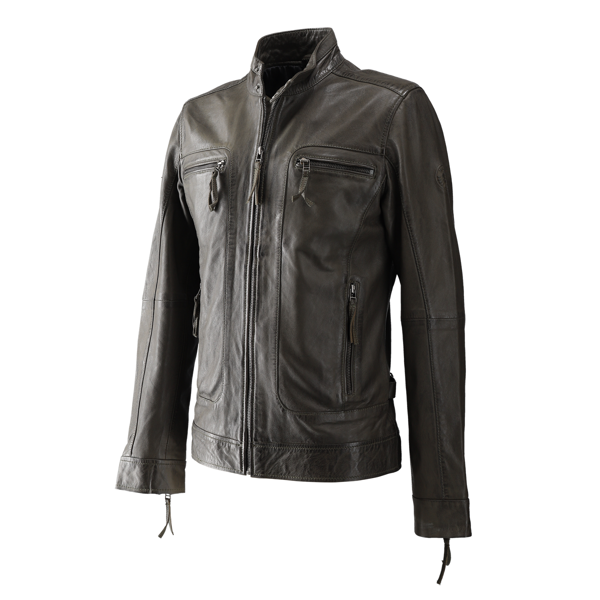 RIDEZ CLUBS JACKET Olive RLJ201 レザージャケット